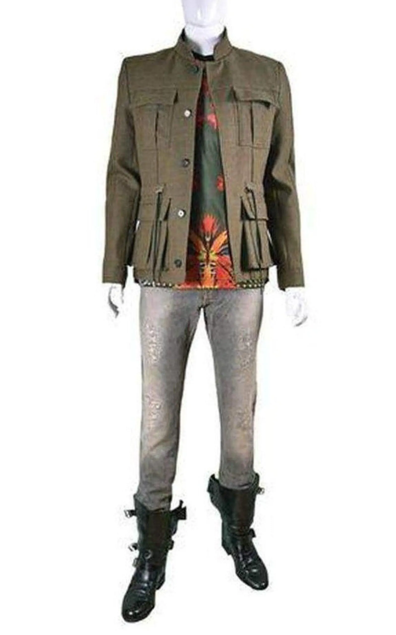 Military Green Wool Jacket sold by Runaway Catalog product image thumbnail 3