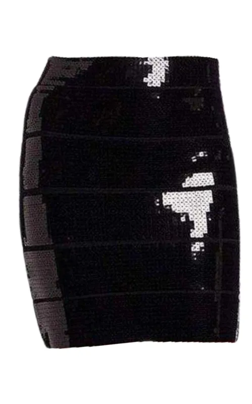 Sequin Pencil Power Skirt sold by Runaway Catalog