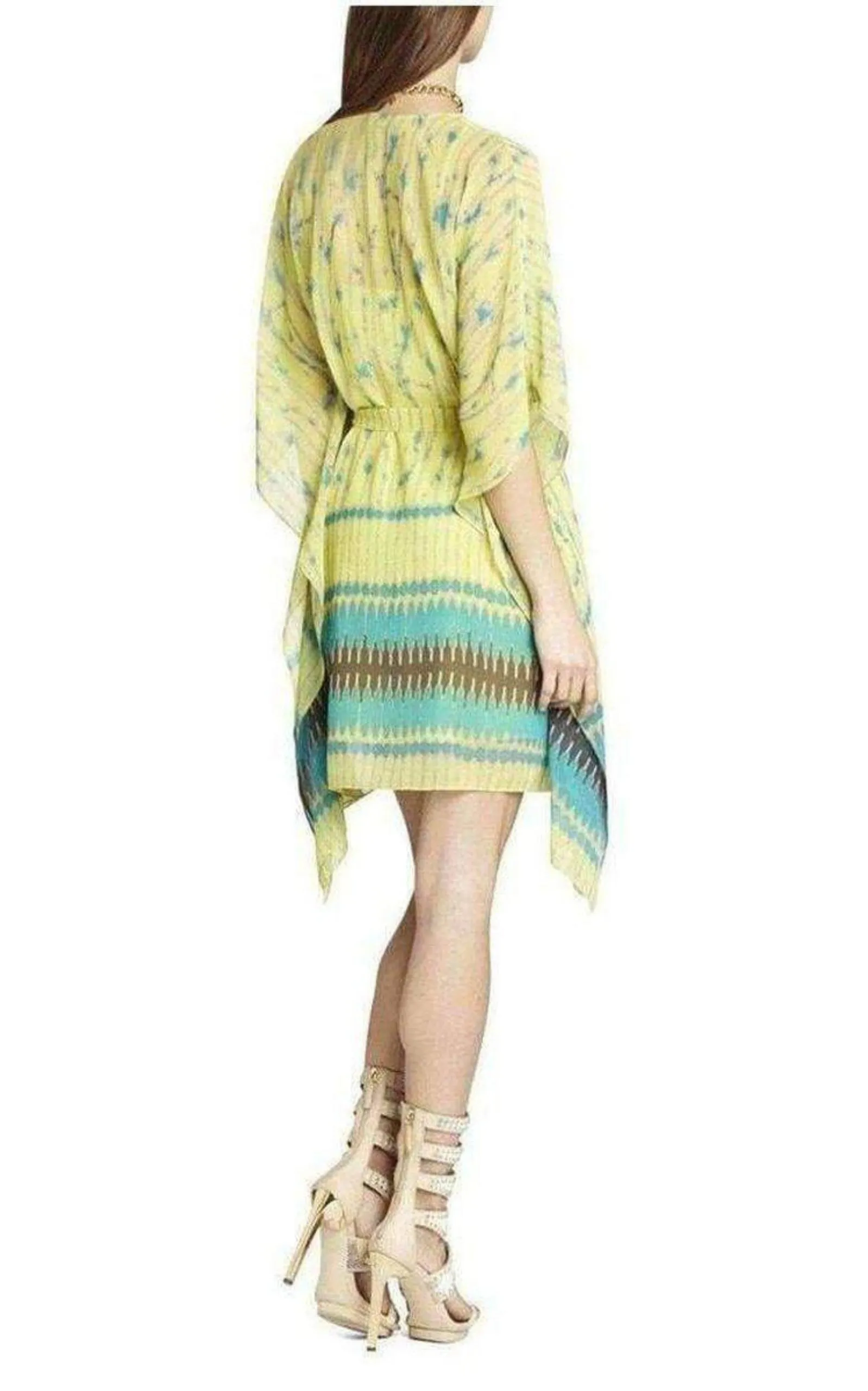 Eva Scarf Print Lemongrass Dress sold by Runaway Catalog product image thumbnail 3