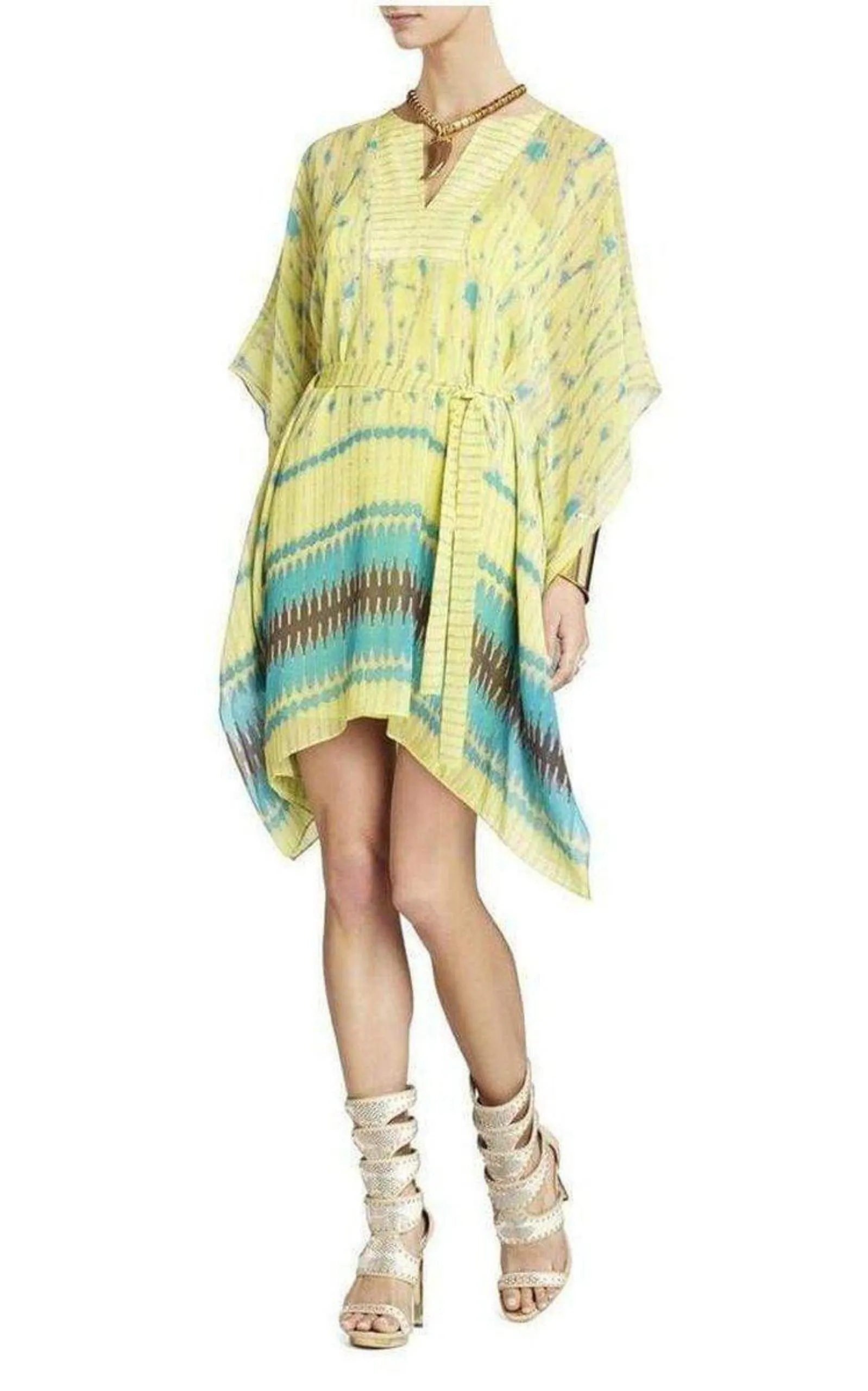 Eva Scarf Print Lemongrass Dress sold by Runaway Catalog product image thumbnail 2