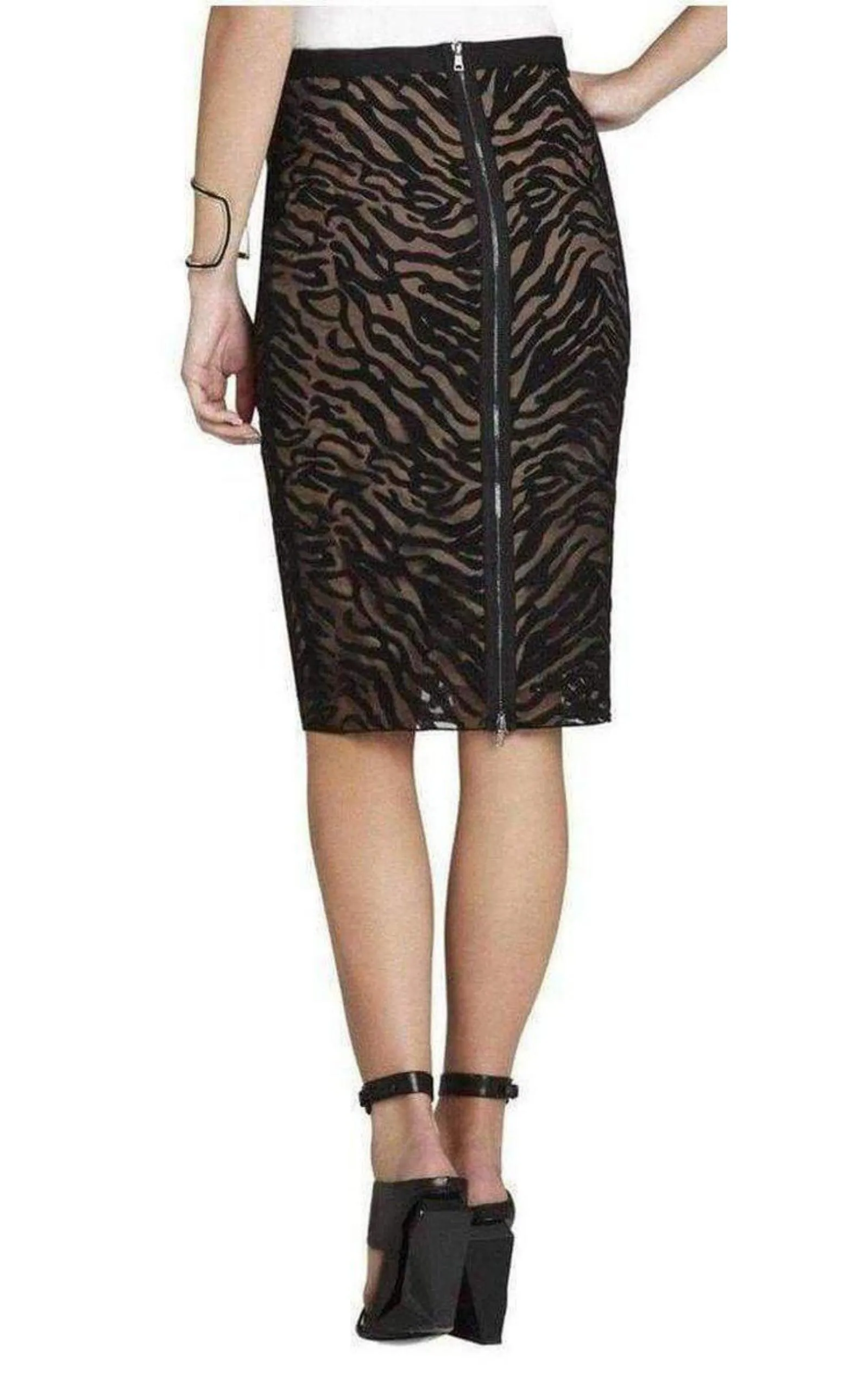 Irisa Embroidered Pencil Skirt sold by Runaway Catalog product image thumbnail 4