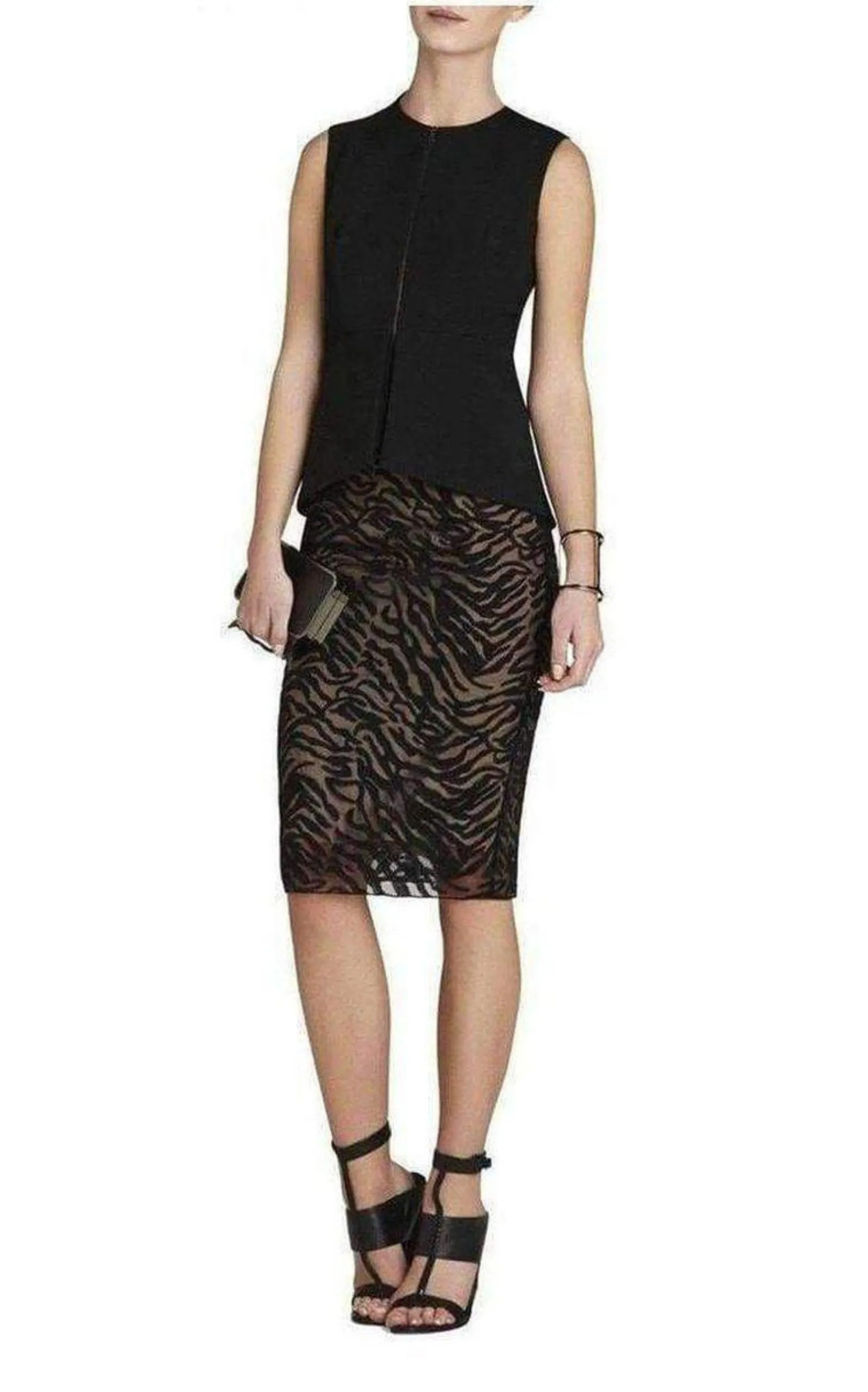 Irisa Embroidered Pencil Skirt sold by Runaway Catalog product image thumbnail 2
