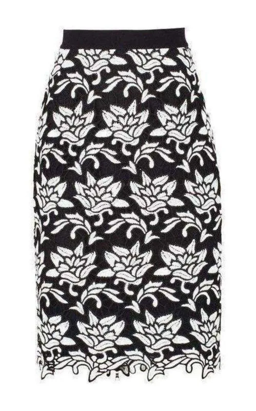 Floral Hem Pencil Skirt sold by Runaway Catalog