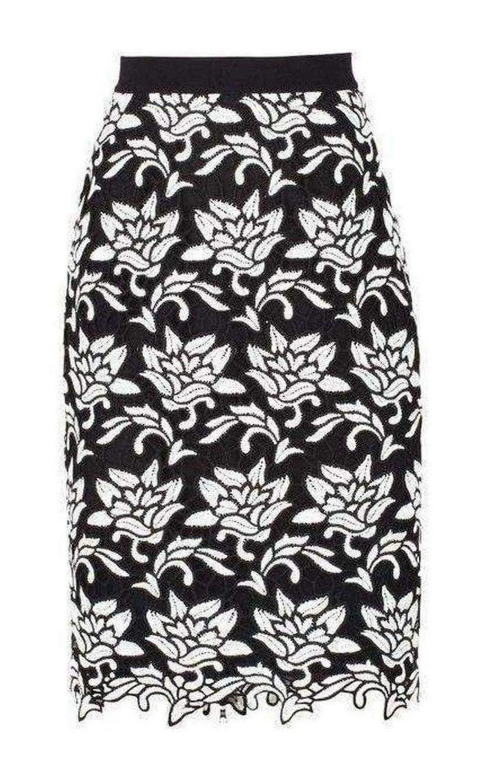 Floral Hem Pencil Skirt sold by Runaway Catalog