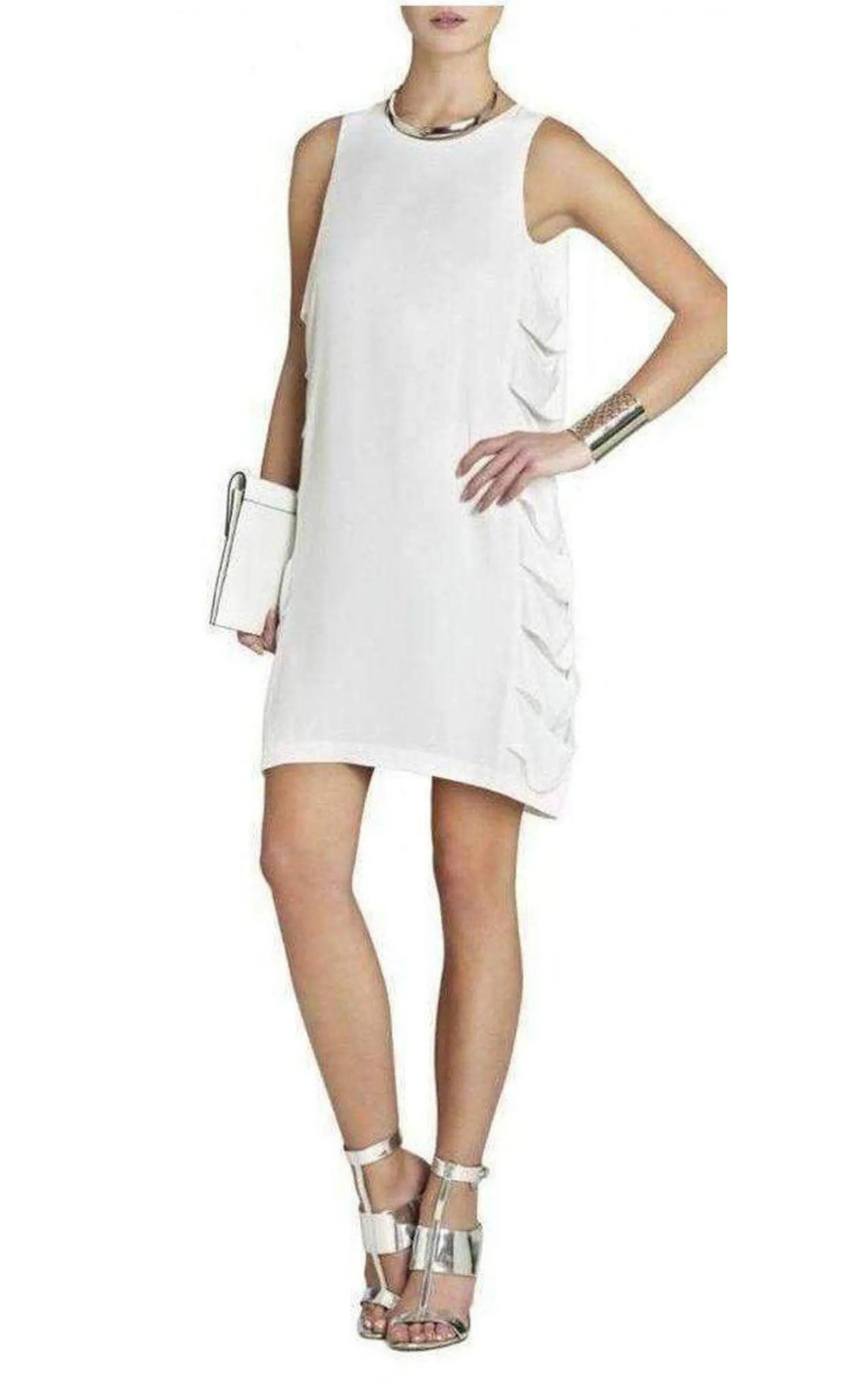 Eren White Cutout Sleeveless Dress sold by Runaway Catalog product image thumbnail 3