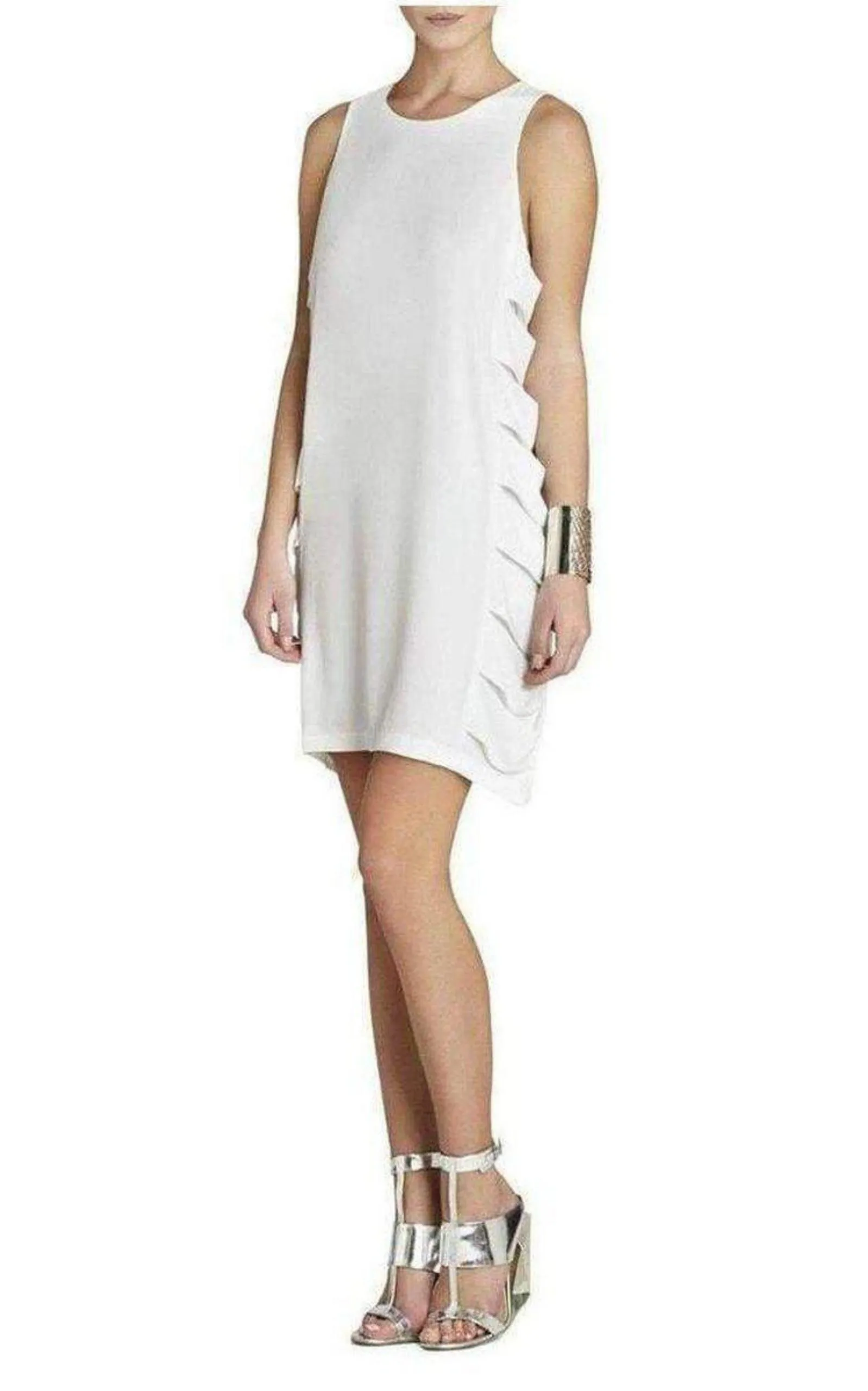 Eren White Cutout Sleeveless Dress sold by Runaway Catalog