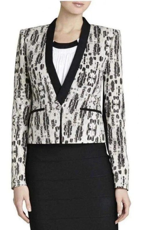 Guy Printed Jacket made by BCBGMaxAzria