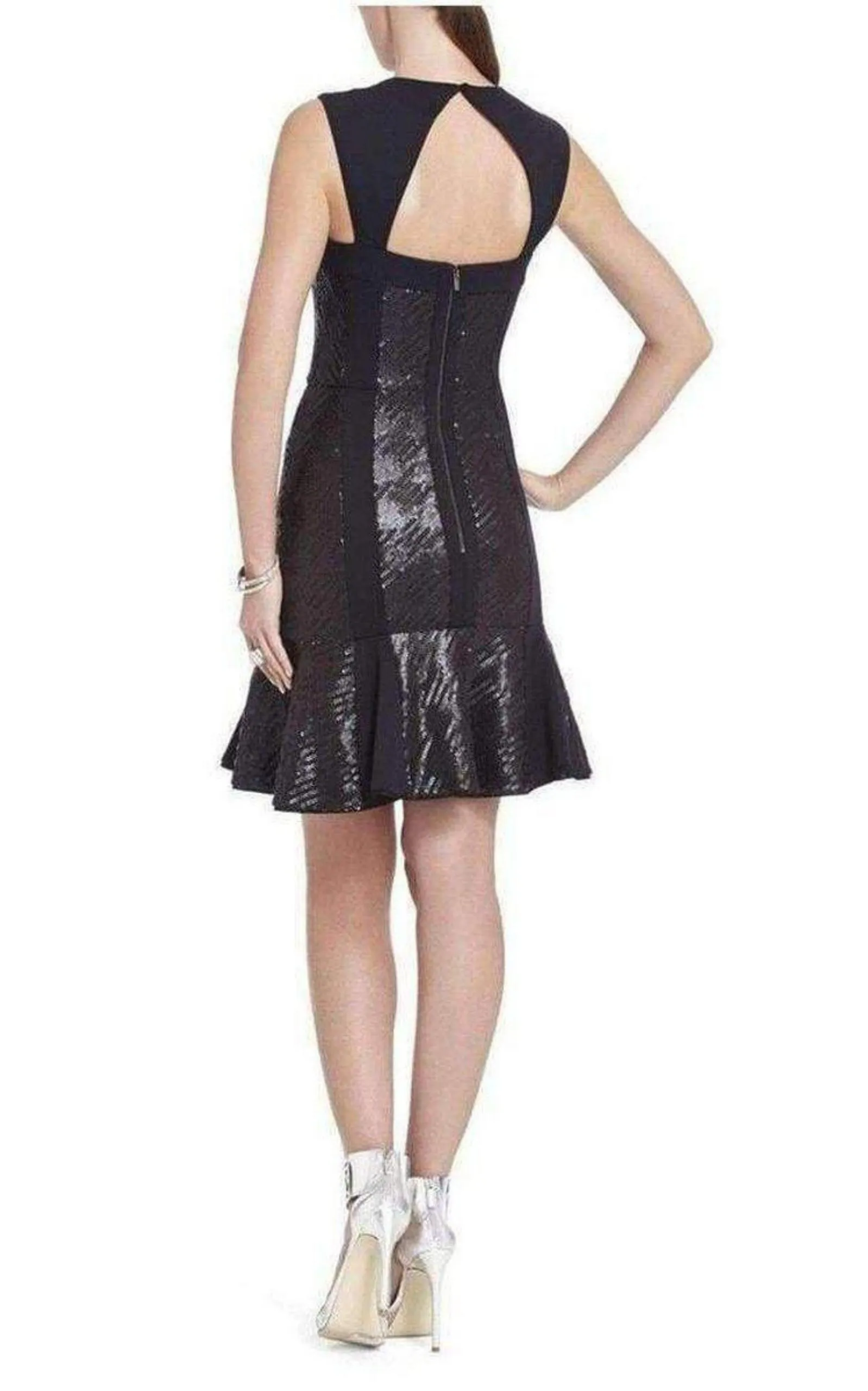 Noelle Fitted Sequin Flounce Dress sold by Runaway Catalog product image thumbnail 2