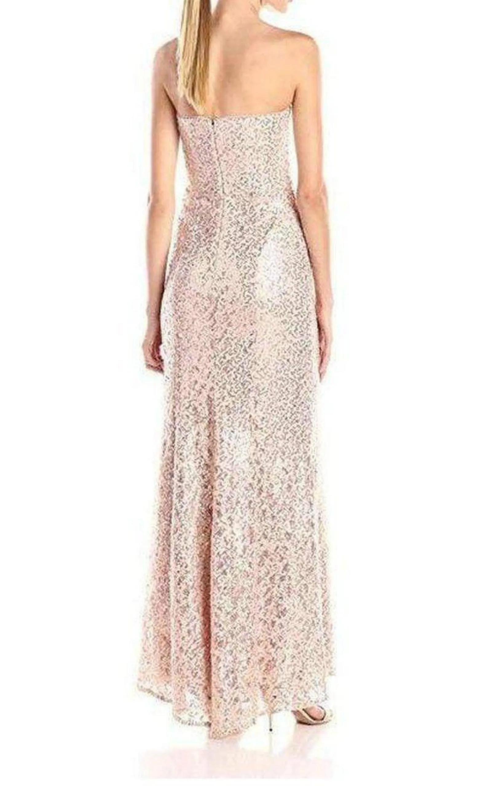 Applique Chiffon Sequinned Cutout Dress sold by Runaway Catalog product image thumbnail 2