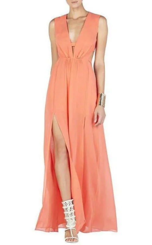 Plunging V-Neck Cutout Gown sold by Runaway Catalog