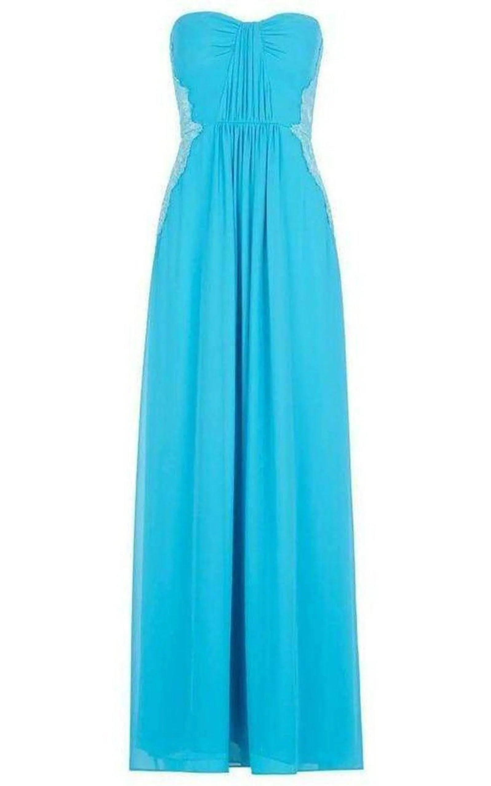 Ashby Strapless Lace-Trim Gown sold by Runaway Catalog