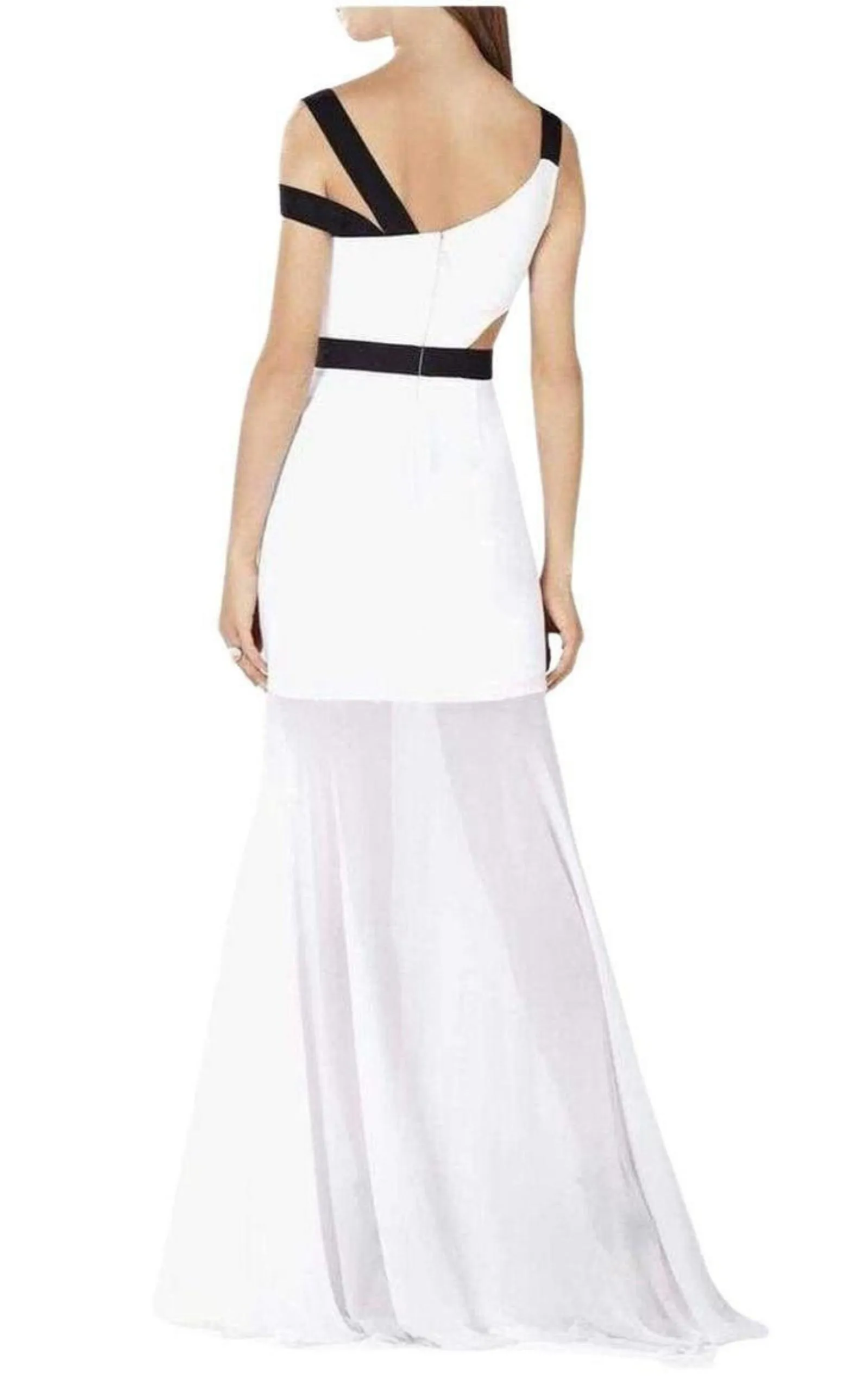 One Shoulder Cutout Waist Gown sold by Runaway Catalog product image thumbnail 4