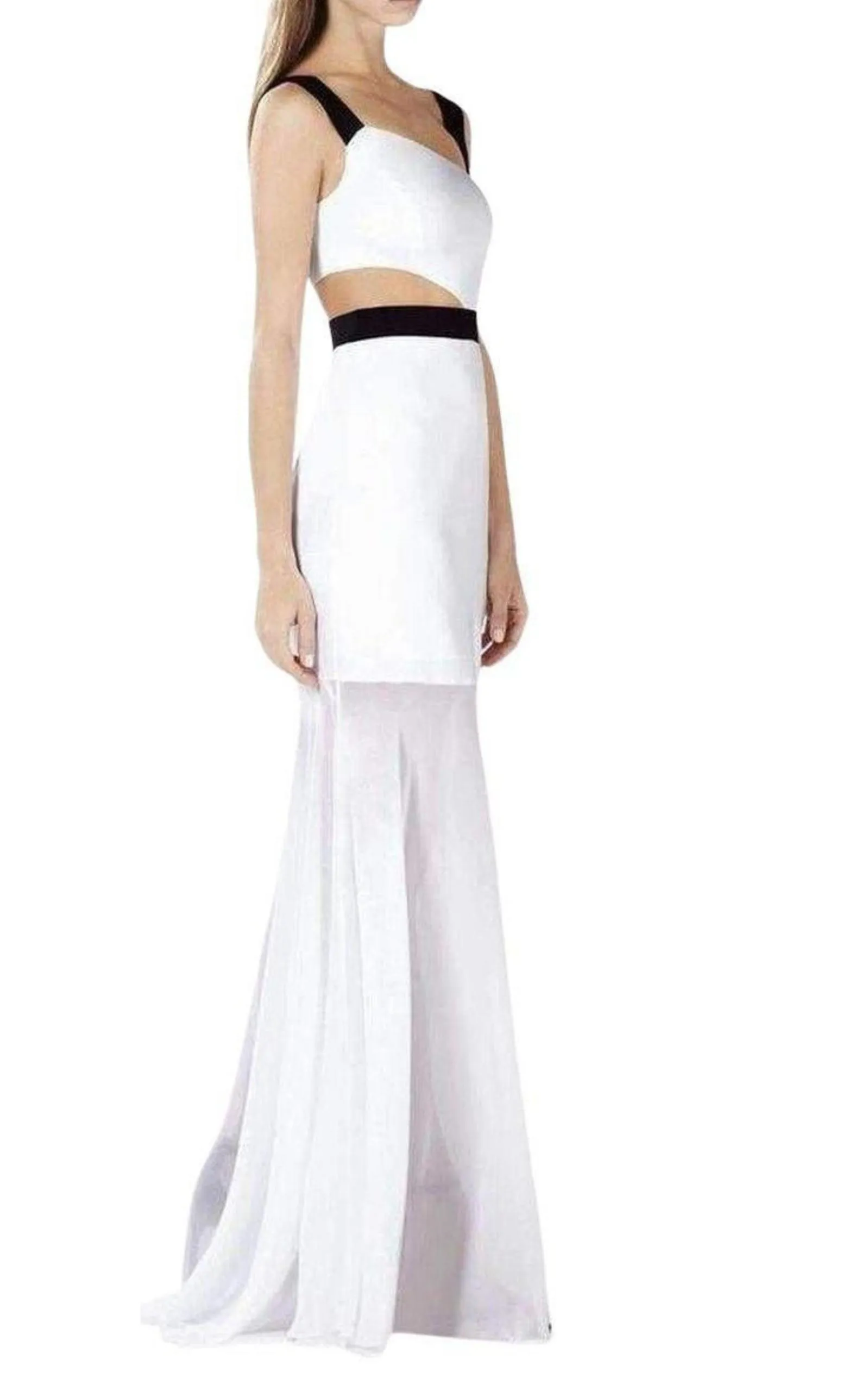 One Shoulder Cutout Waist Gown sold by Runaway Catalog product image thumbnail 5