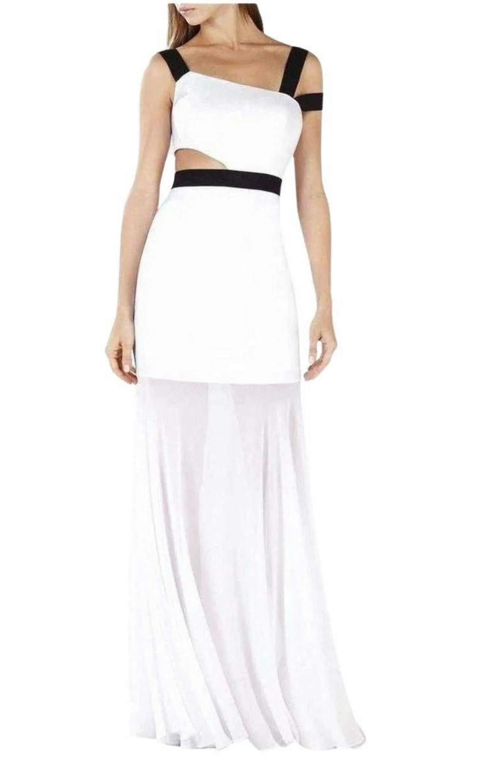 One Shoulder Cutout Waist Gown sold by Runaway Catalog product image thumbnail 2