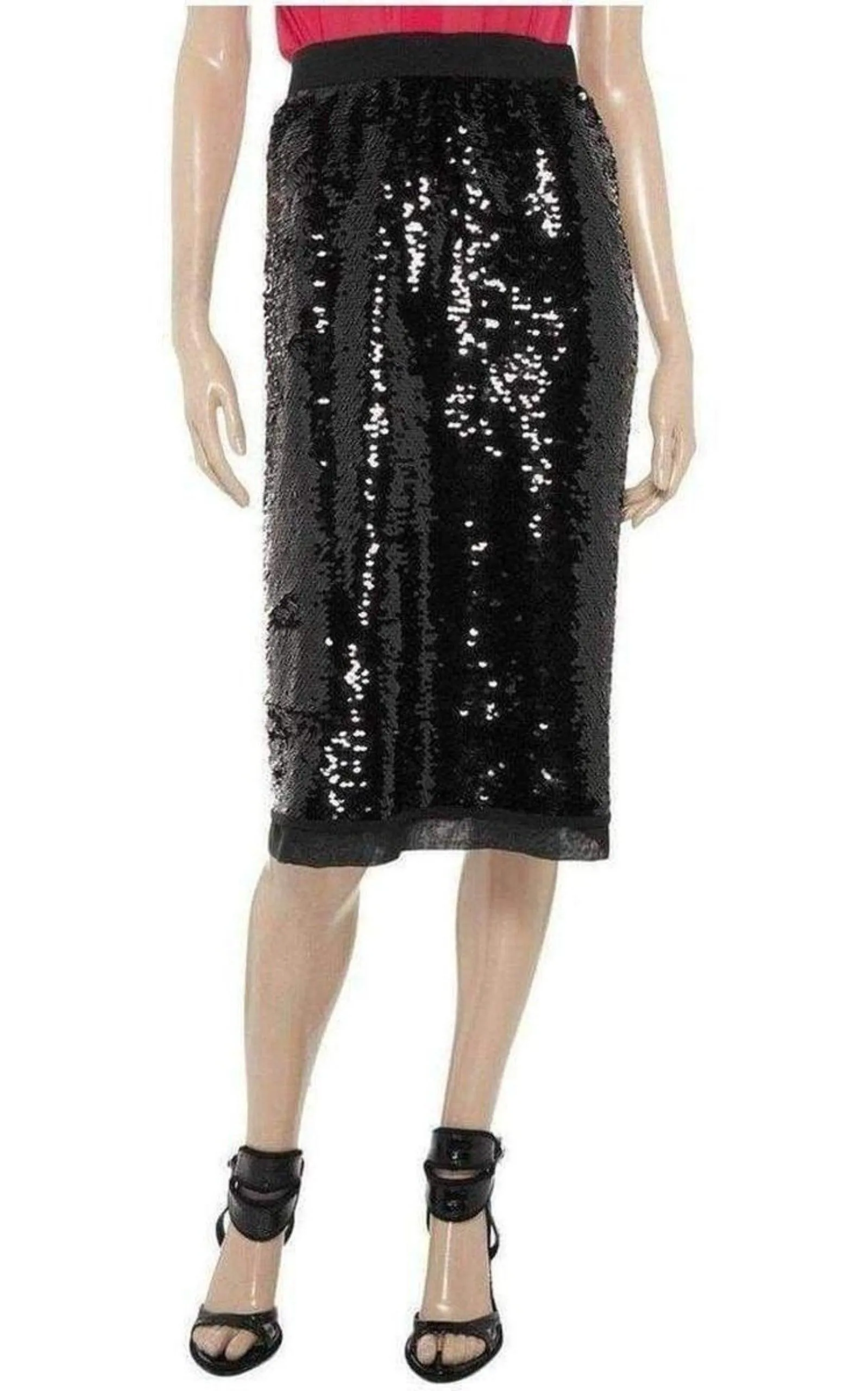 Sequin-Embellished Pencil Skirt sold by Runaway Catalog product image thumbnail 3