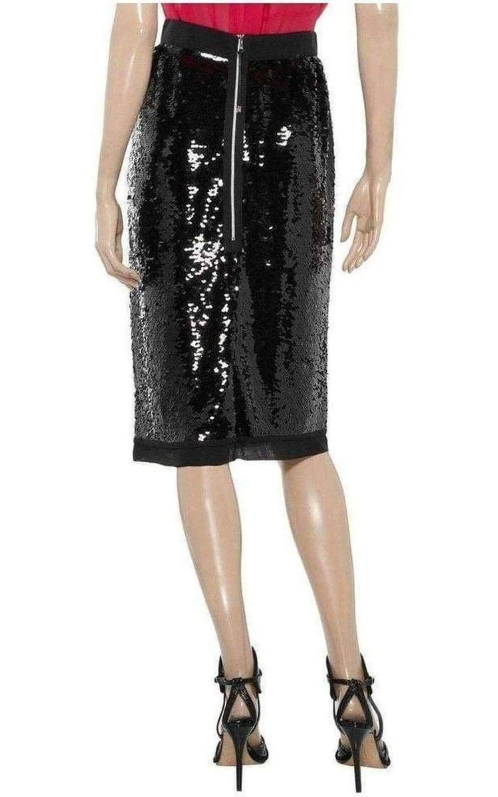 Sequin-Embellished Pencil Skirt sold by Runaway Catalog product image thumbnail 4