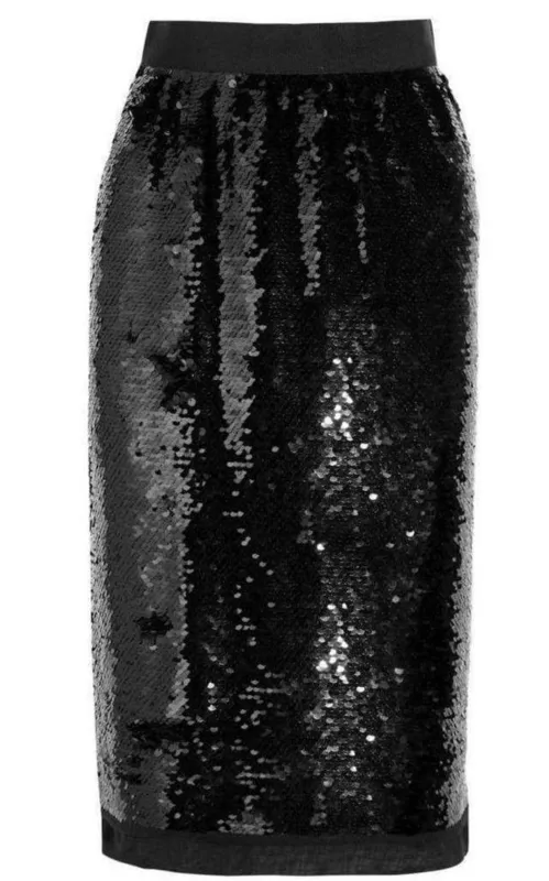 Sequin-Embellished Pencil Skirt sold by Runaway Catalog