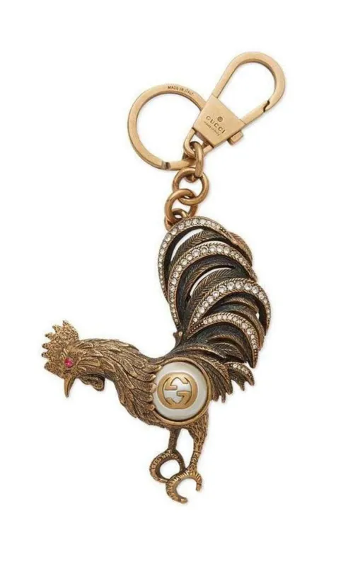 Chinese New Year Rooster Keychain made by Gucci