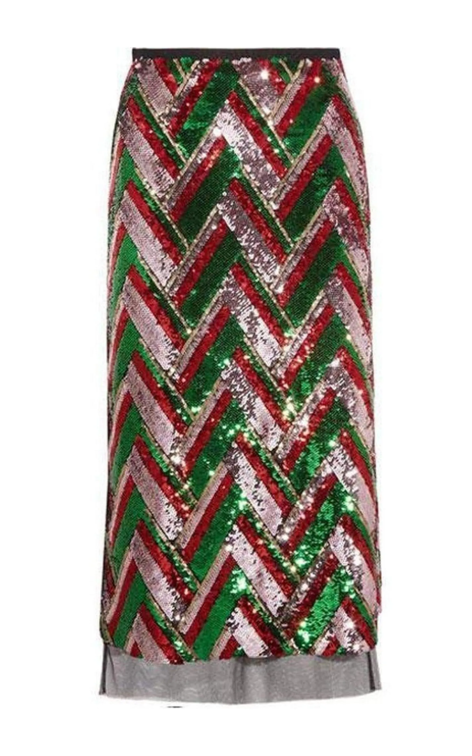 Sequinned Tulle Midi Skirt sold by Runaway Catalog