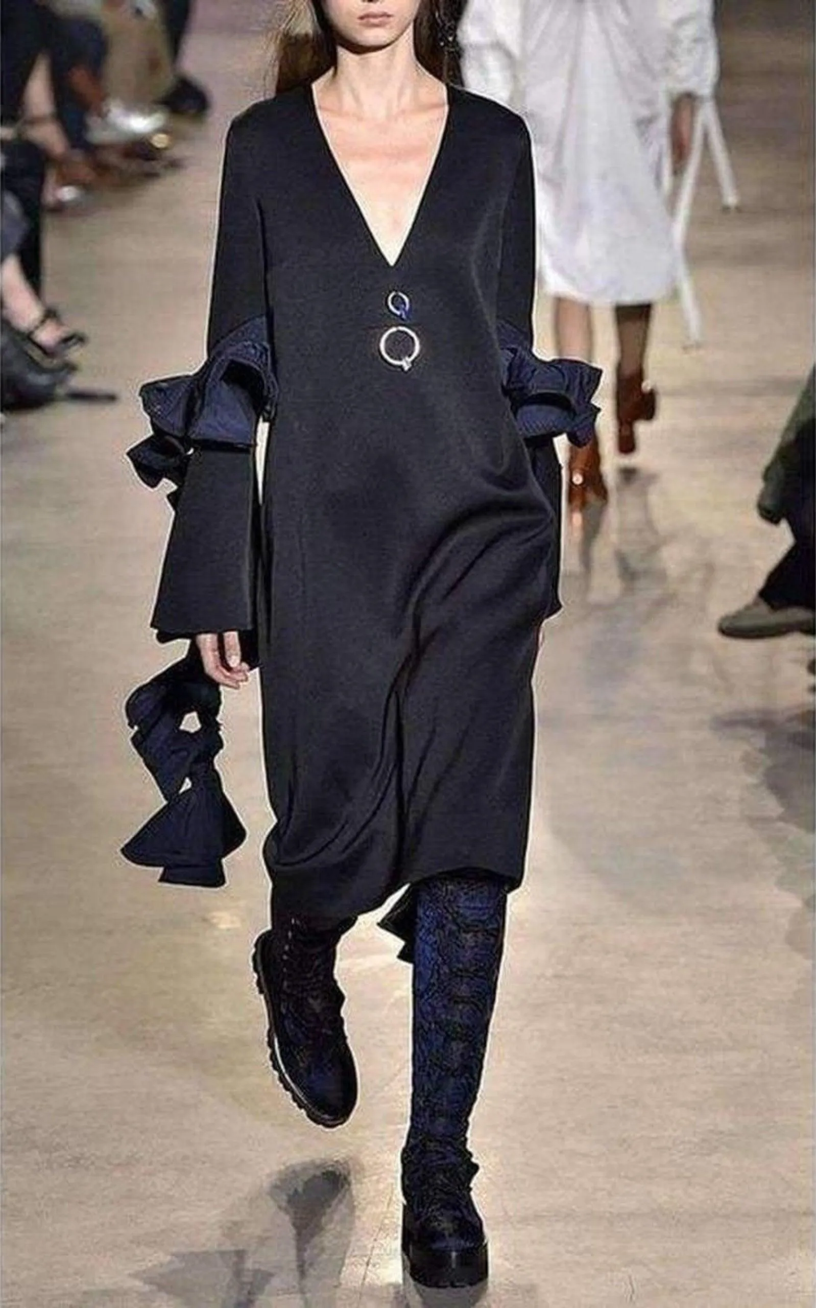 Molotov Ruffle Sleeve Dress sold by Runaway Catalog product image thumbnail 5