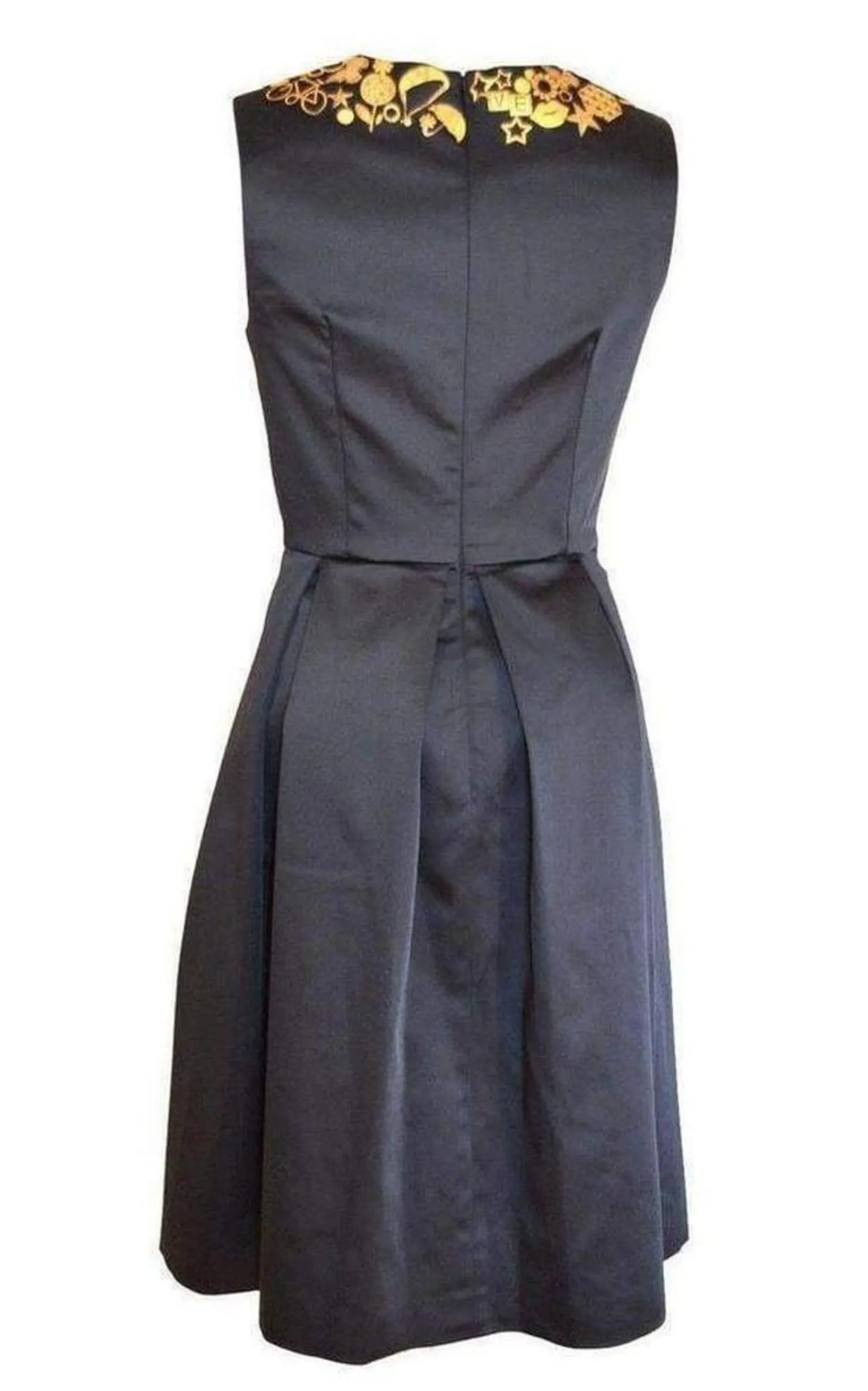 Black Gold Embellished Details Dress sold by Runaway Catalog product image thumbnail 2