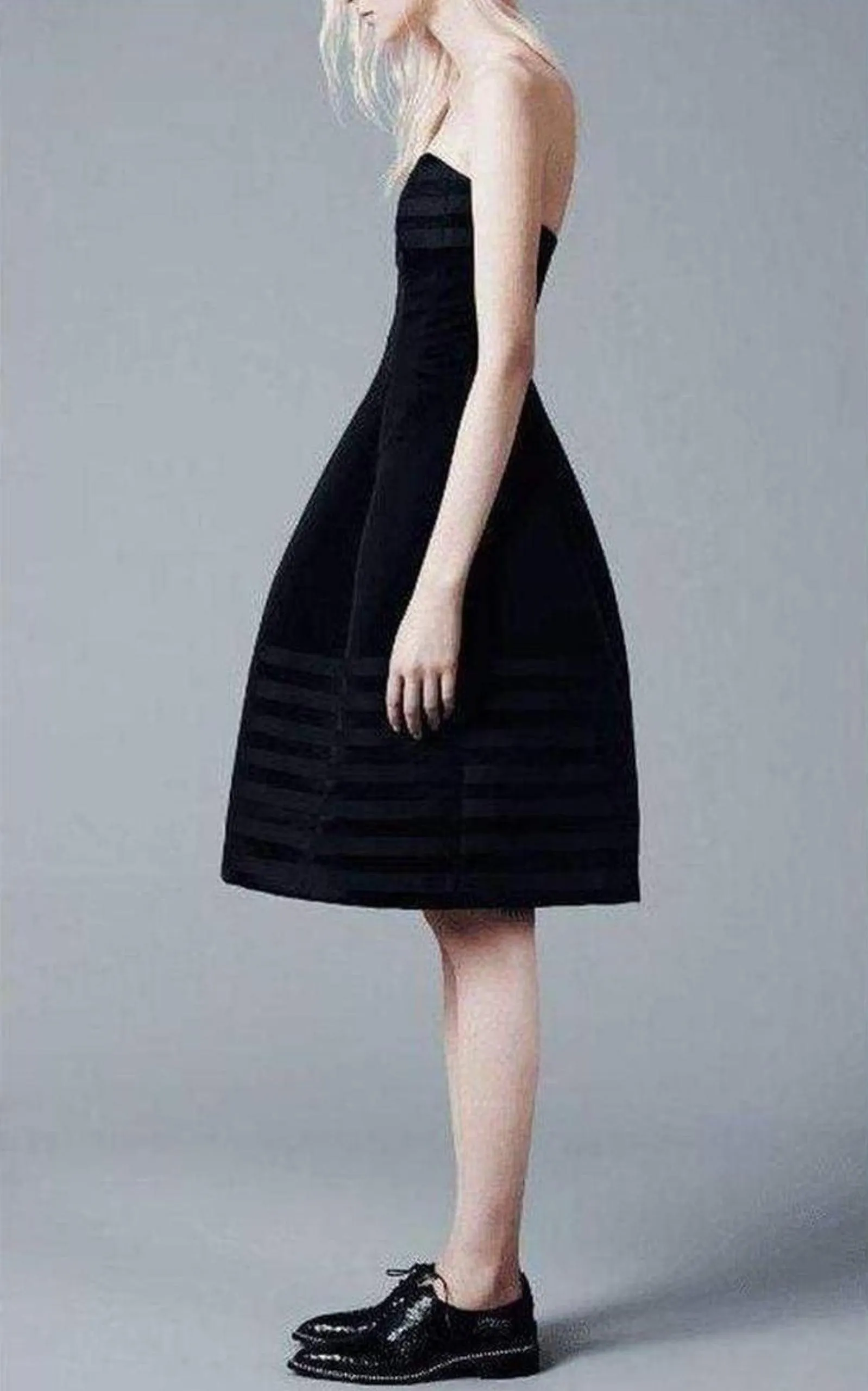 Derya Poly Satin Strapless Cocktail Dress sold by Runaway Catalog product image thumbnail 2