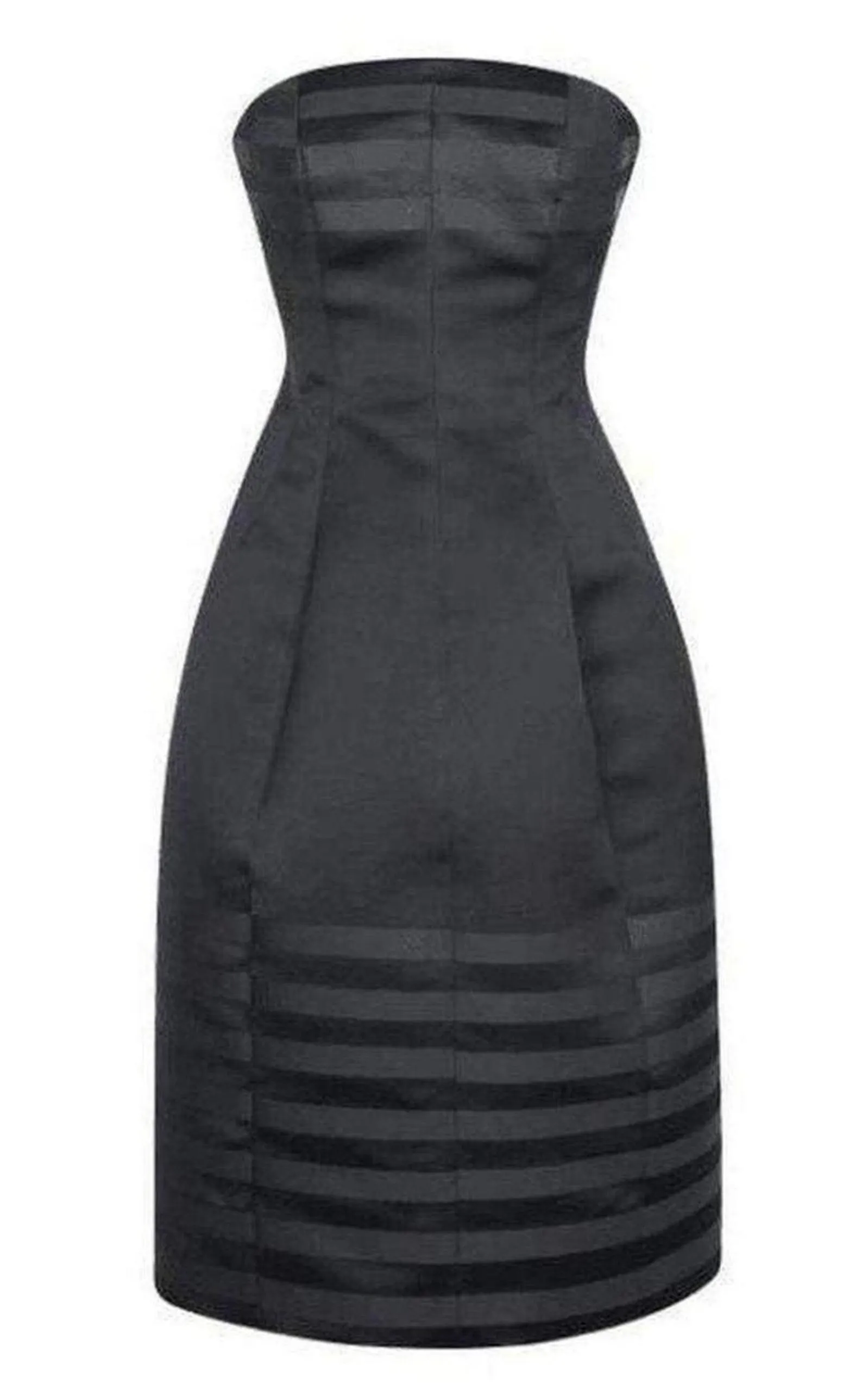 Derya Poly Satin Strapless Cocktail Dress sold by Runaway Catalog