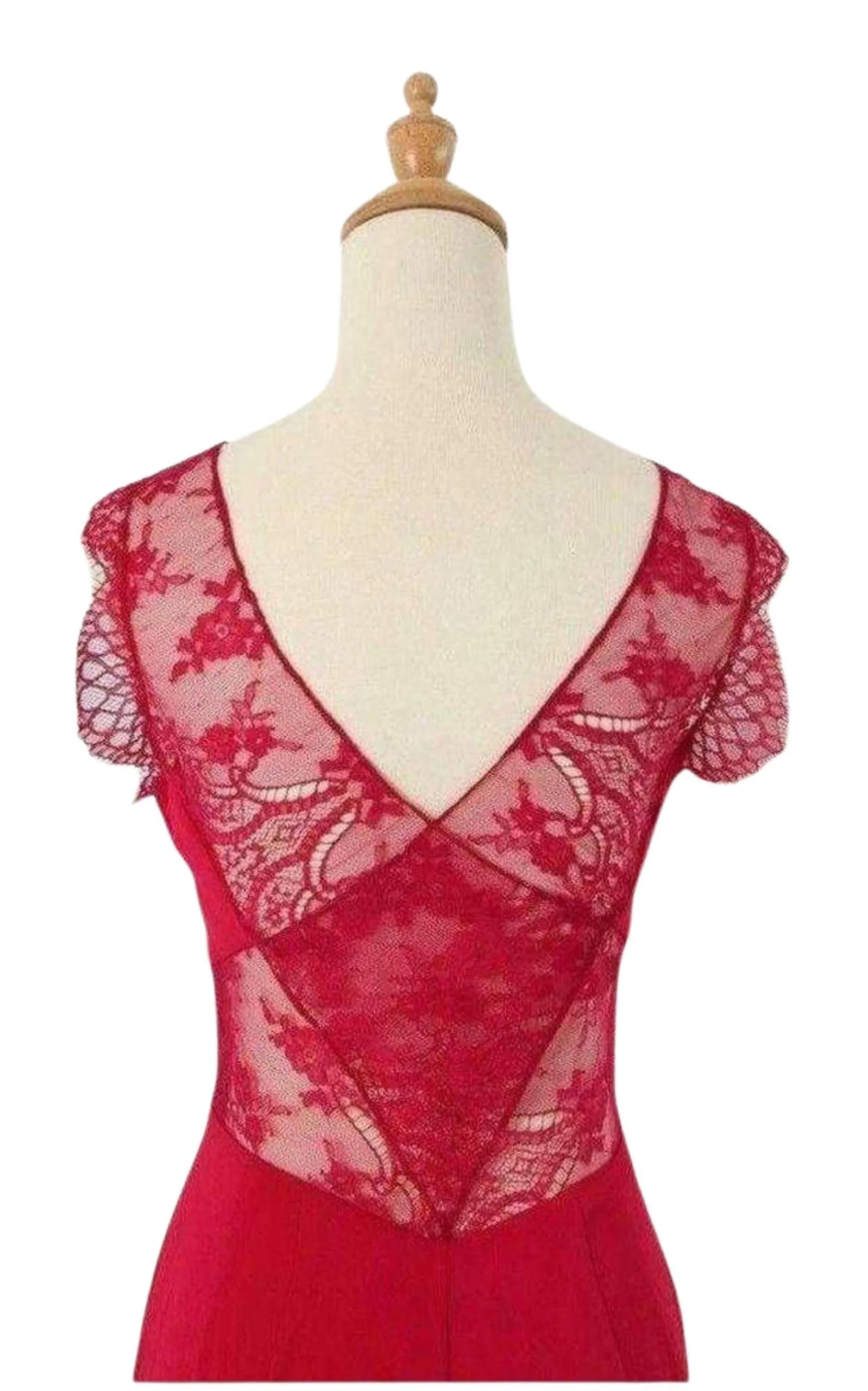 Karey Maxi Lace Detail Turkish Pink Dress sold by Runaway Catalog product image thumbnail 5