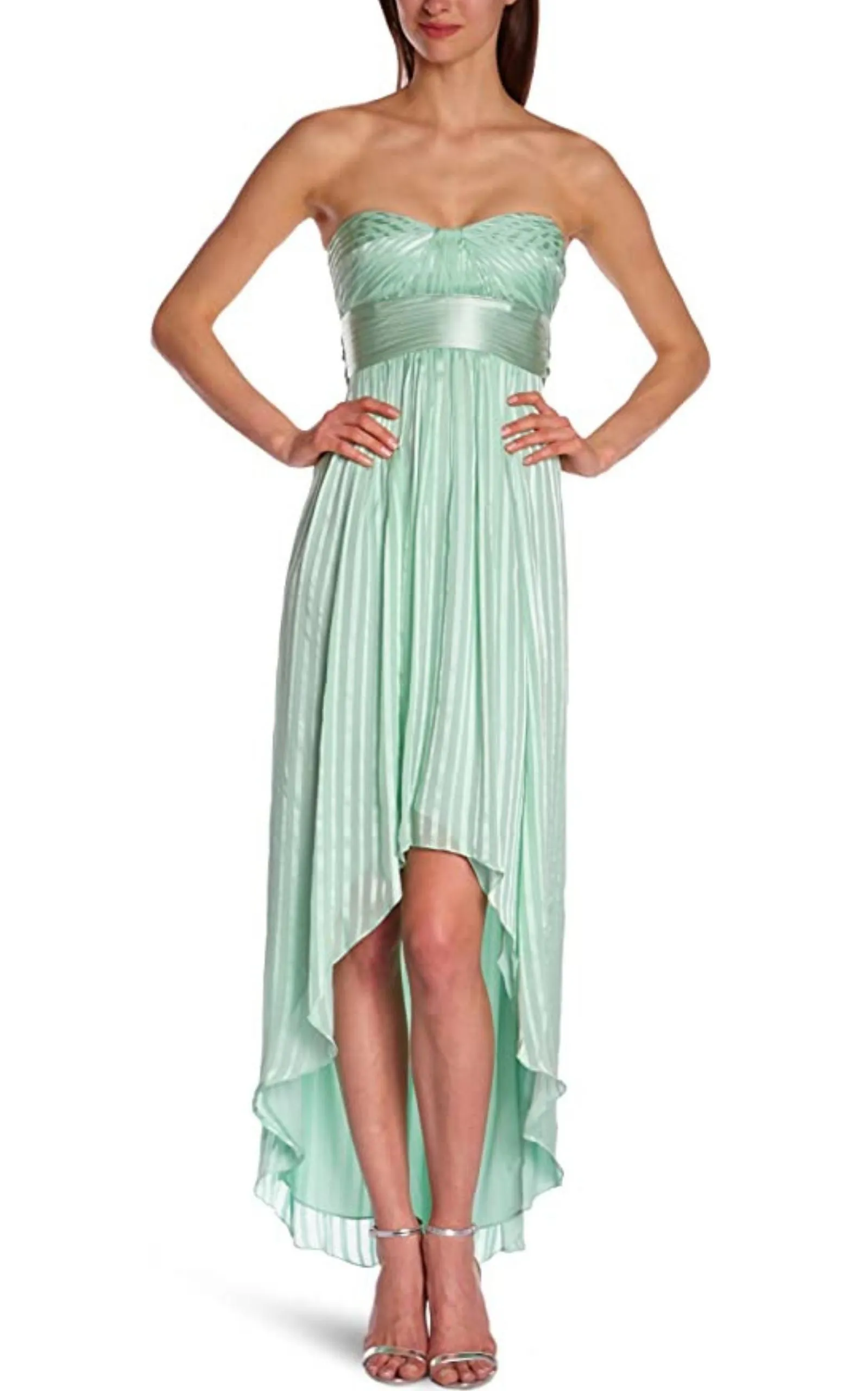Alicia Silk Opaline Green Charmeuse Gown sold by Runaway Catalog product image thumbnail 3