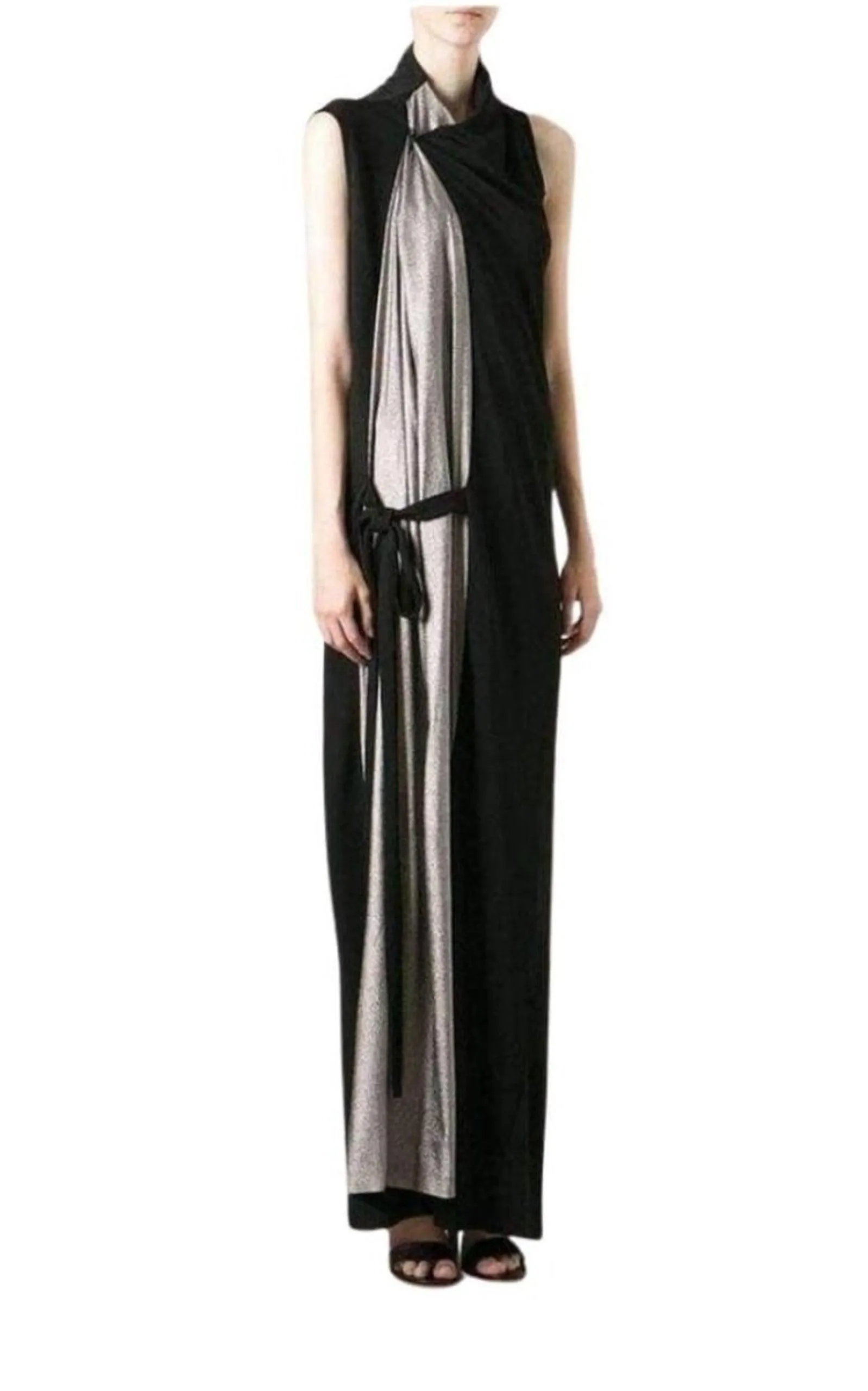 Black Metallic Maxi Dress sold by Runaway Catalog product image thumbnail 3