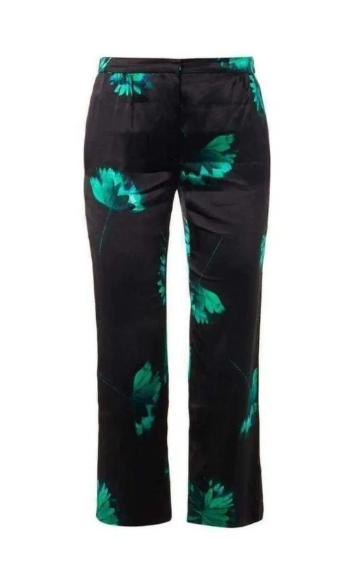Floral Printed Silk Trousers sold by Runaway Catalog