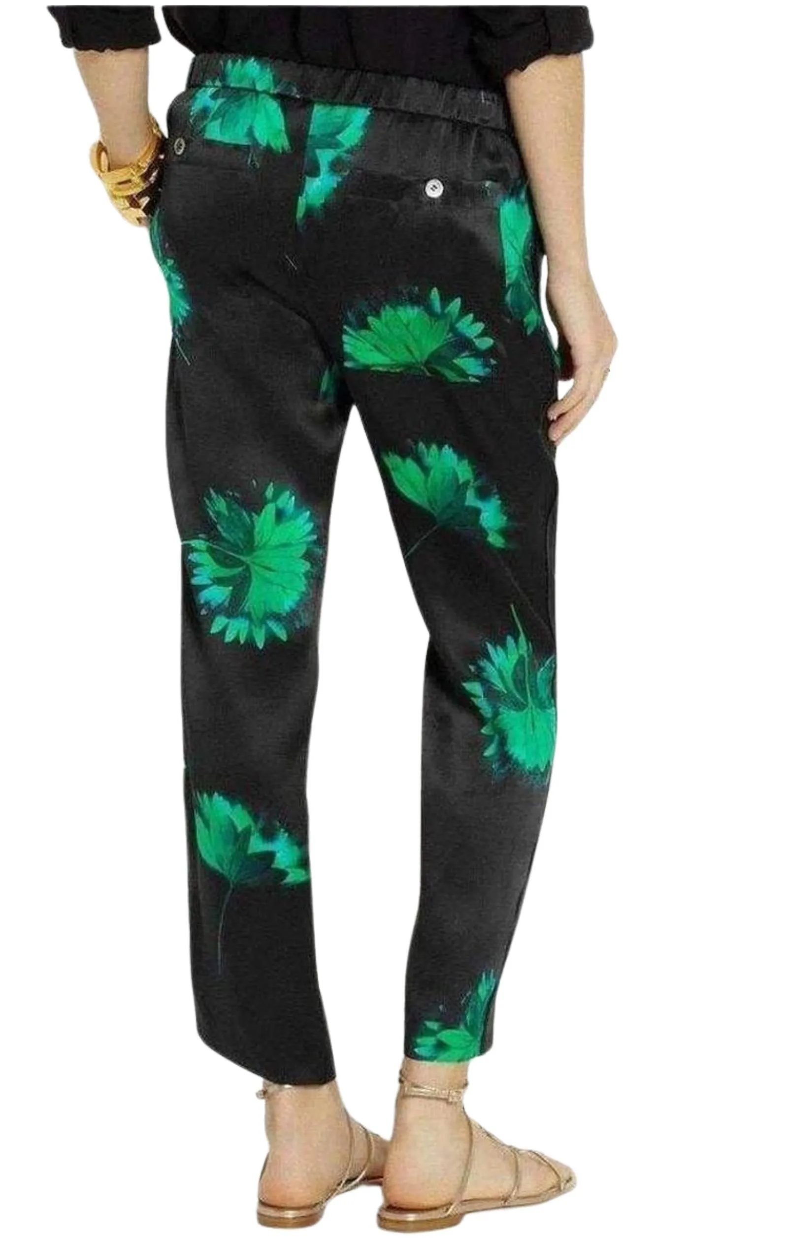 Floral Printed Silk Trousers sold by Runaway Catalog product image thumbnail 4