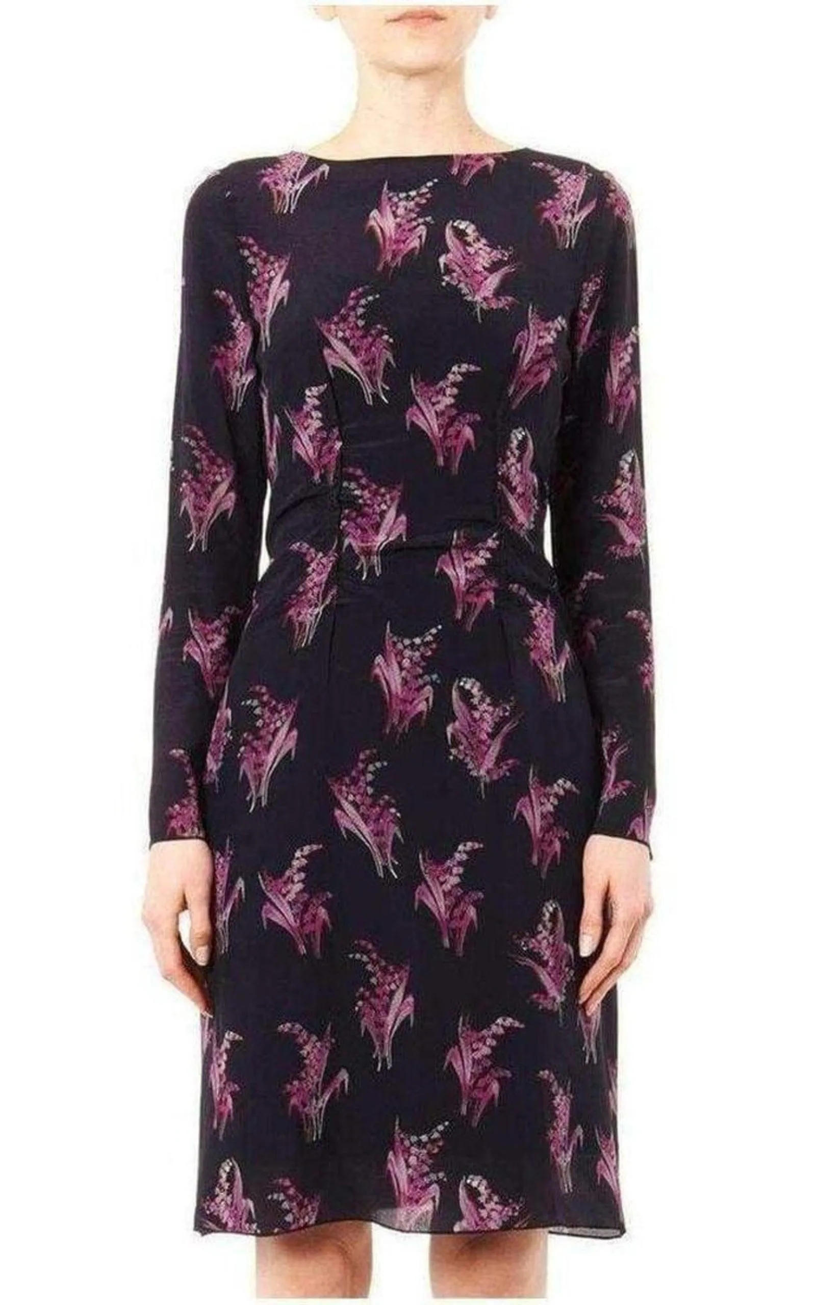 Floral Print Silk Dress sold by Runaway Catalog product image thumbnail 3