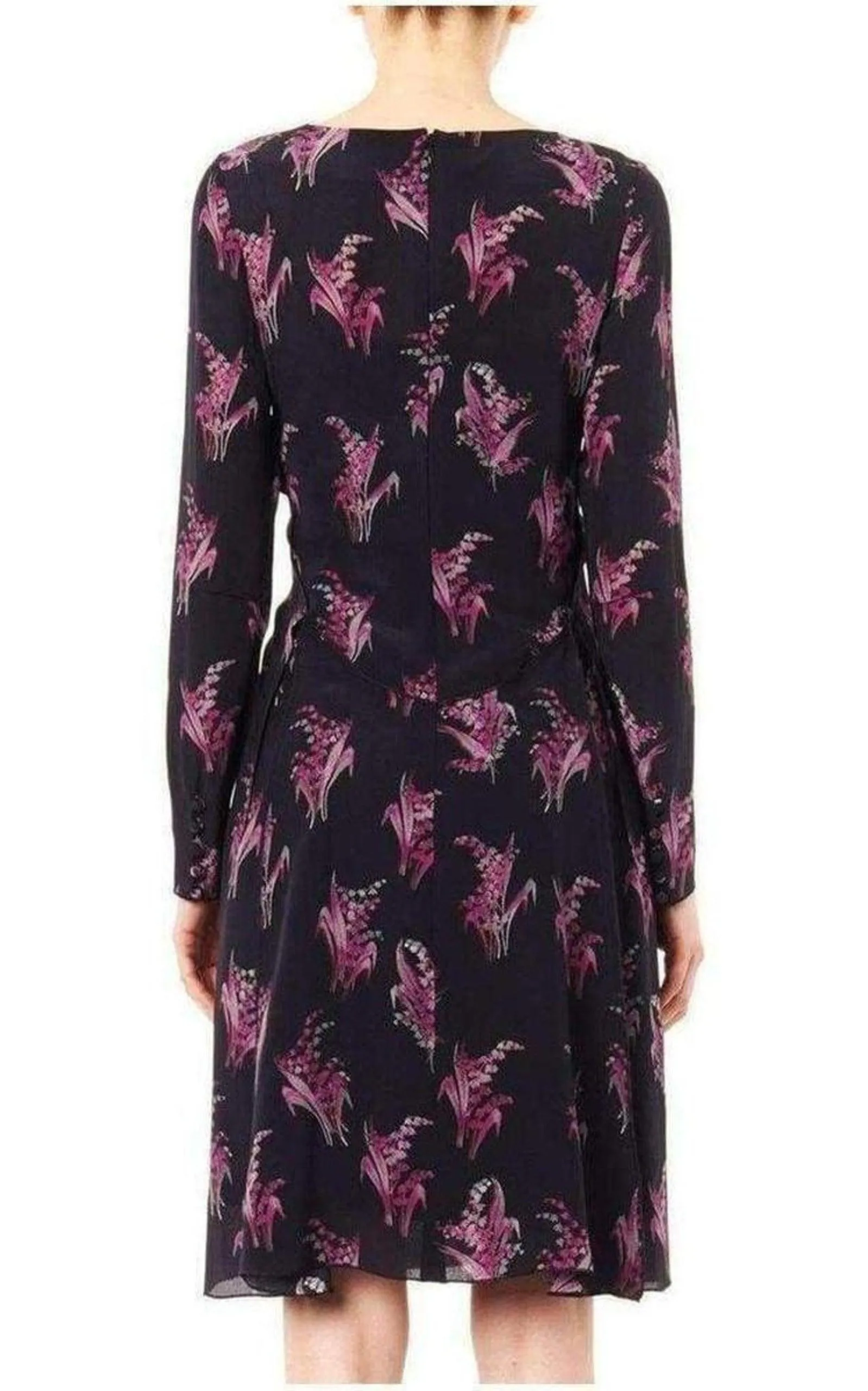 Floral Print Silk Dress sold by Runaway Catalog product image thumbnail 4