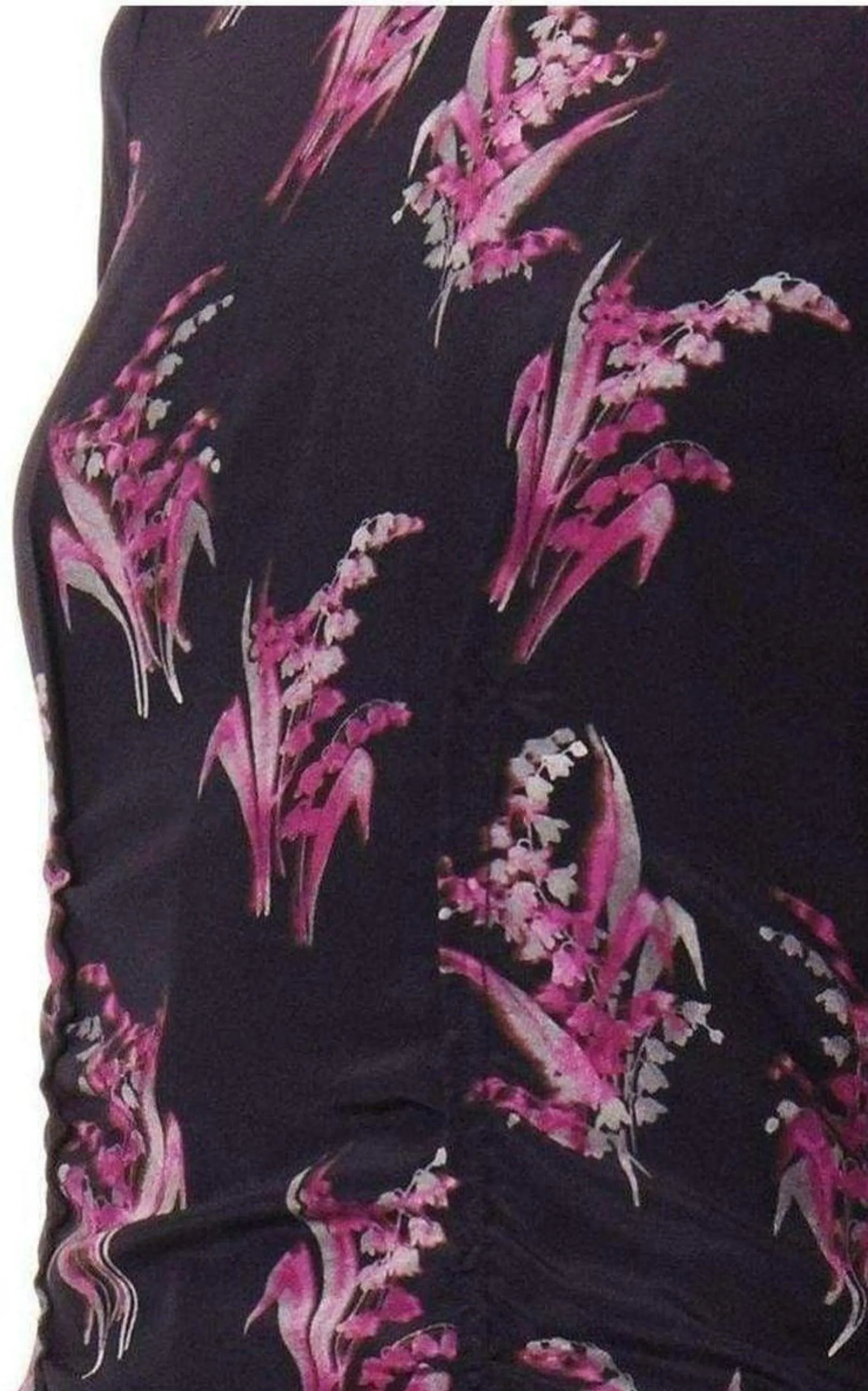 Floral Print Silk Dress sold by Runaway Catalog product image thumbnail 5