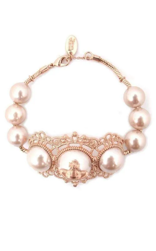 Isolde Large Pearl Pink Gold Bracelet sold by Runaway Catalog