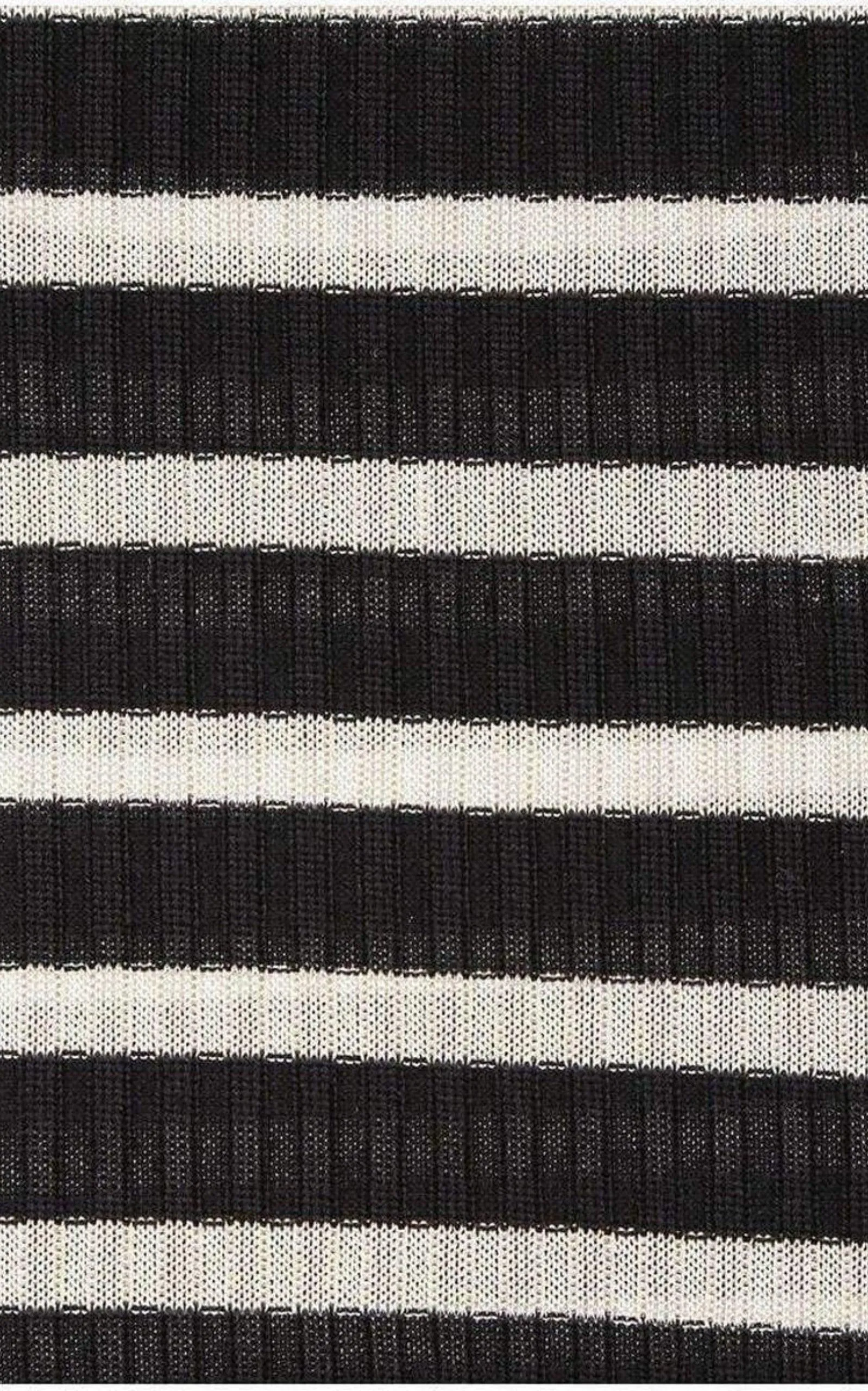 Mixed Wool Striped Optical Illusion Dress sold by Runaway Catalog product image thumbnail 5