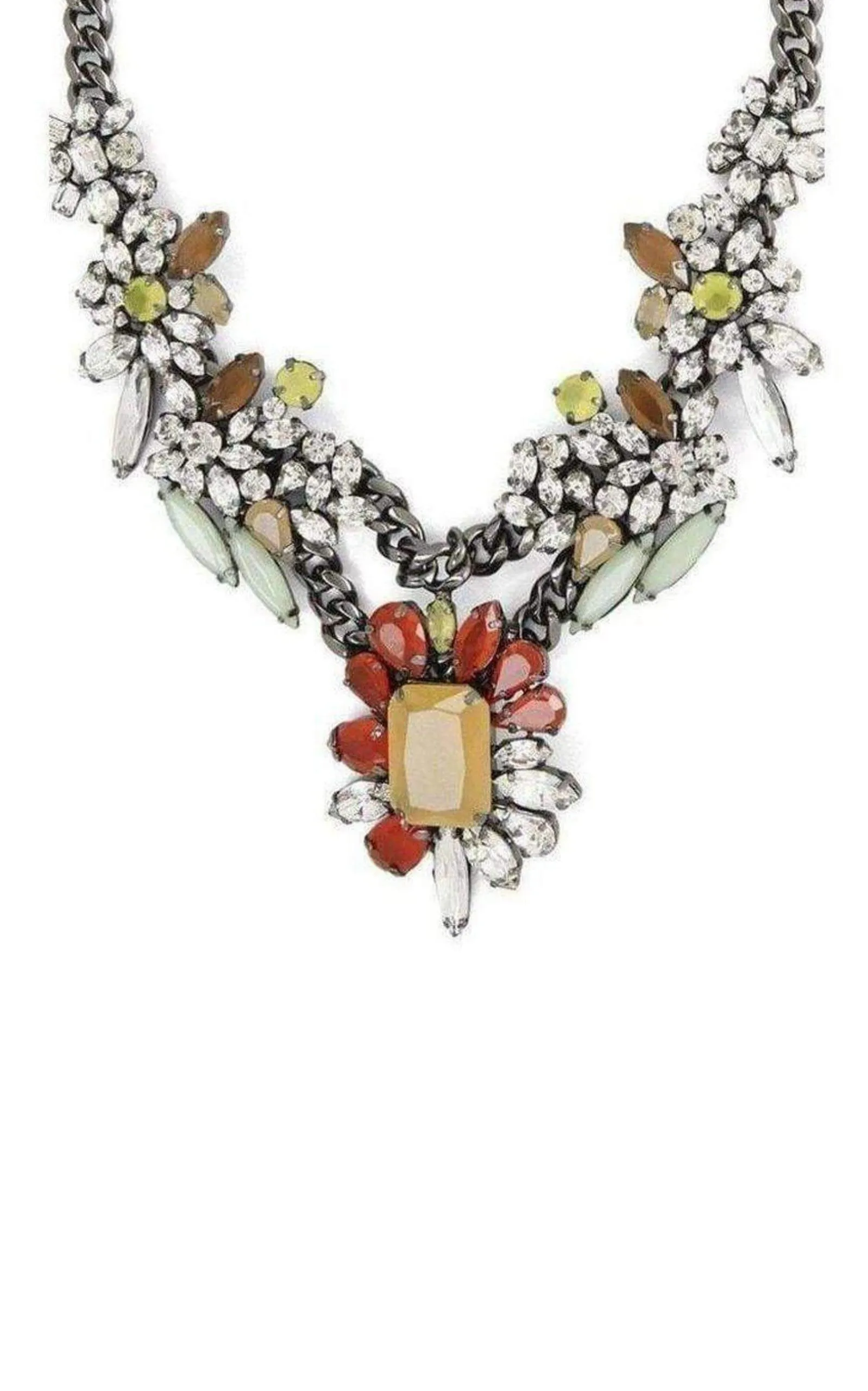 Floral Stone Necklace sold by Runaway Catalog product image thumbnail 3
