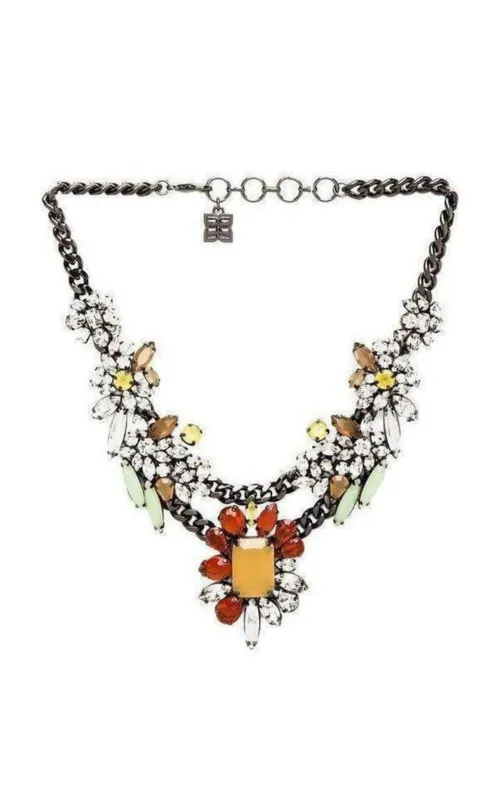 Floral Stone Necklace sold by Runaway Catalog