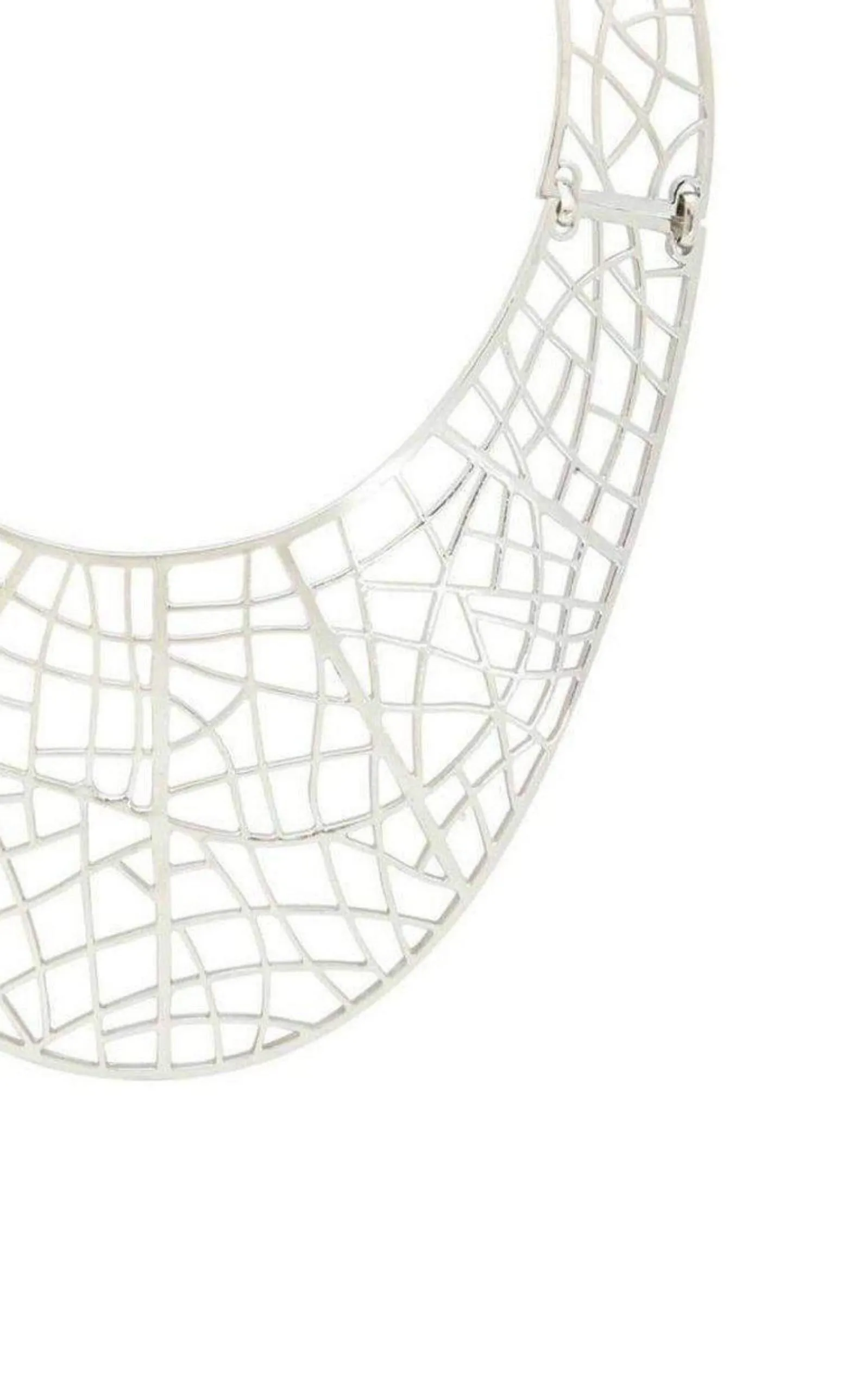 Silver Filigree Plate Necklace sold by Runaway Catalog product image thumbnail 2