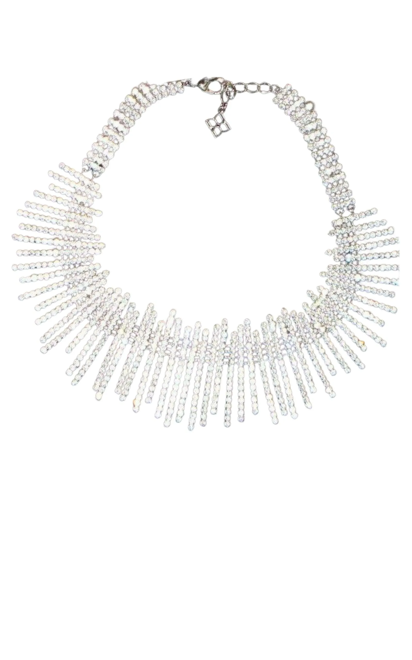 Art Deco Pave Necklace sold by Runaway Catalog product image thumbnail 3