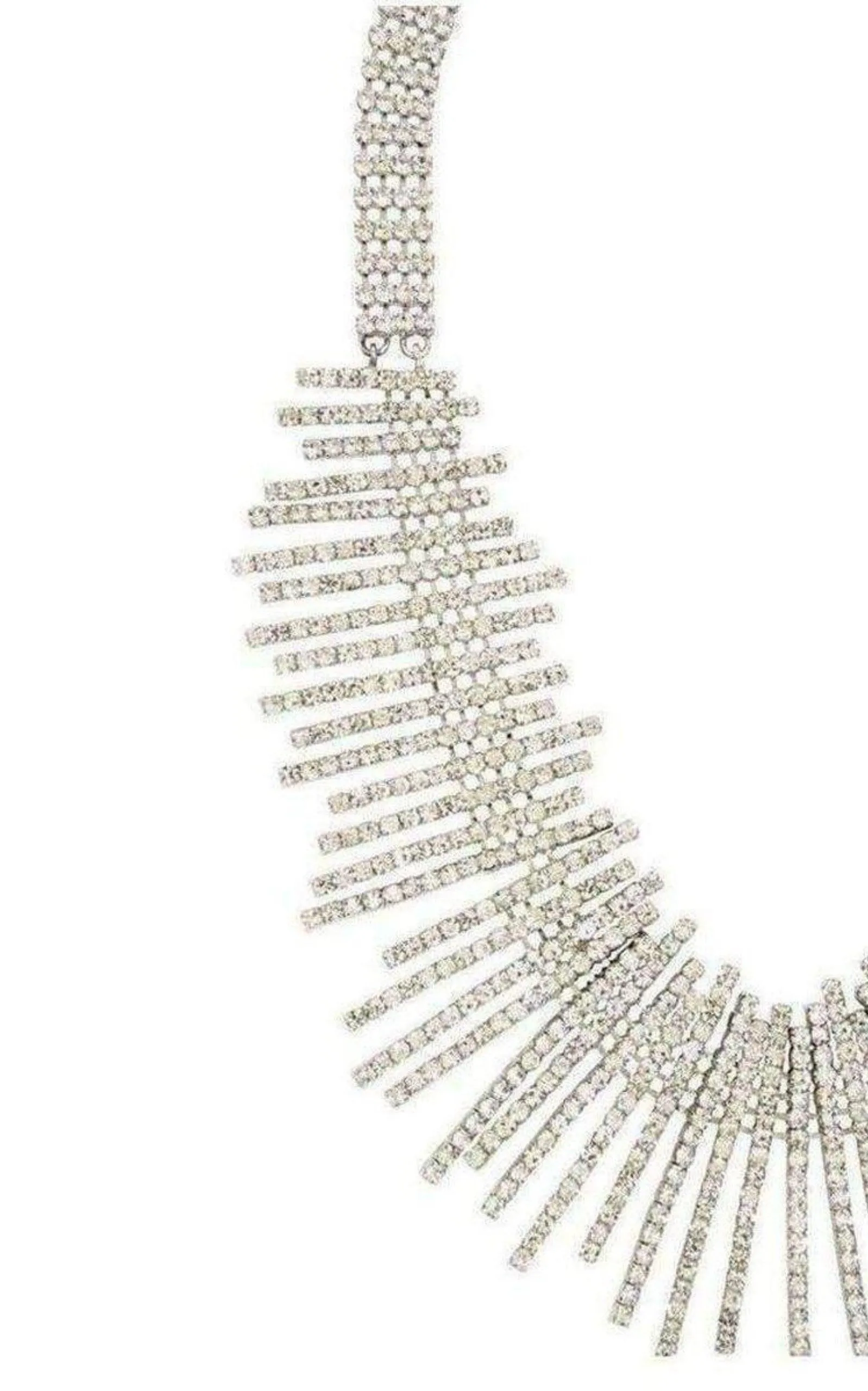 Art Deco Pave Necklace sold by Runaway Catalog product image thumbnail 2