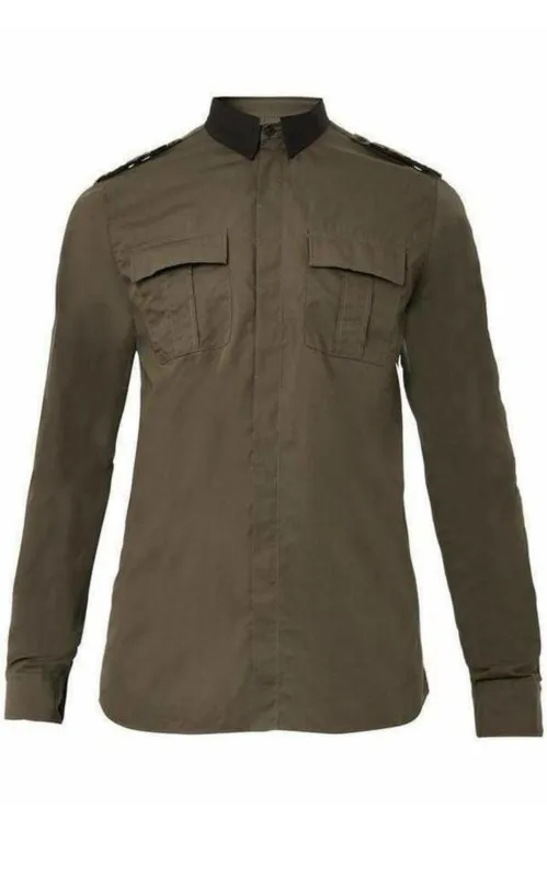 Military Khaki Shirt Style sold by Runaway Catalog