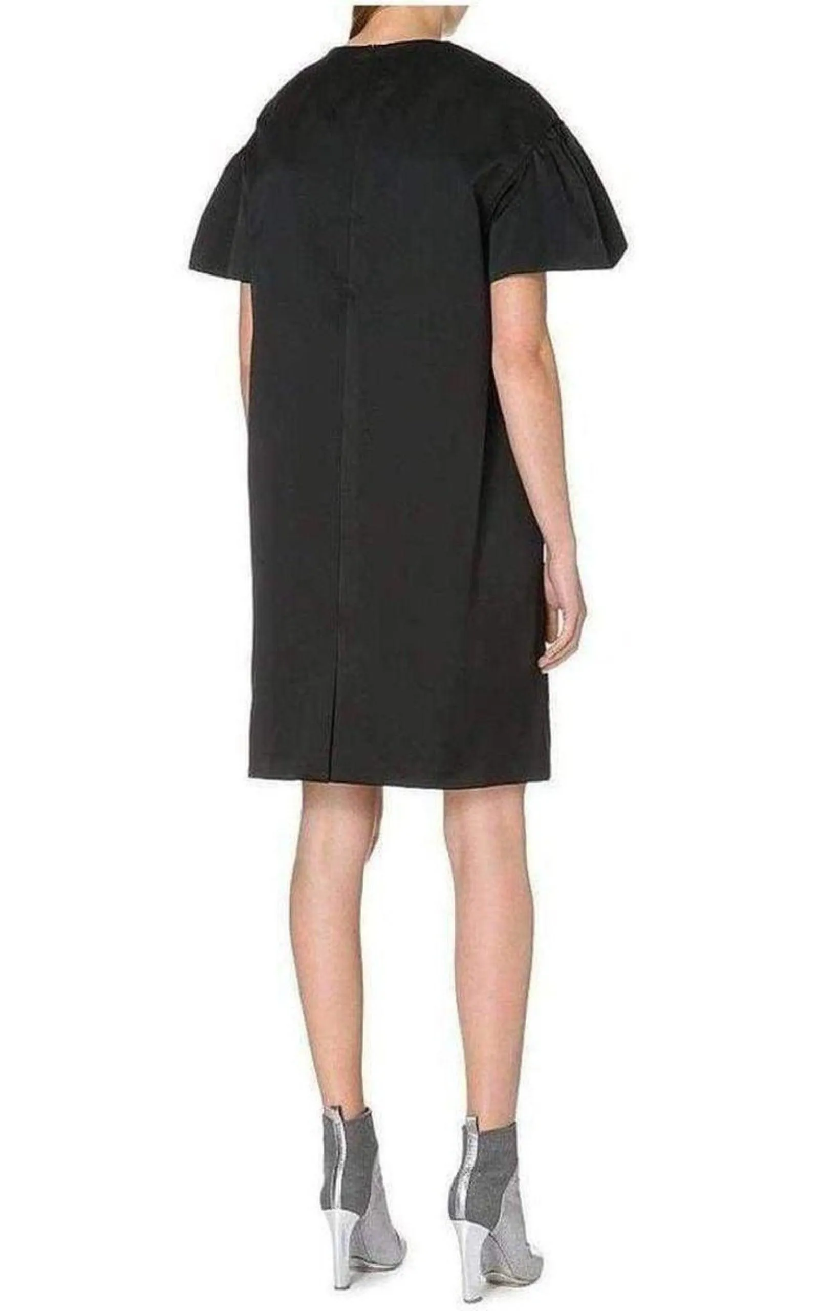 Floral Motif Silk Blend Dress sold by Runaway Catalog product image thumbnail 4