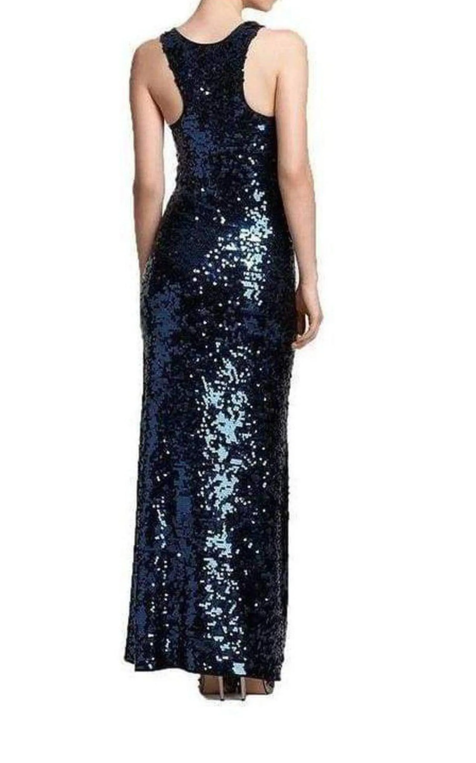 Allure Blue Sequined Maxi Dress sold by Runaway Catalog product image thumbnail 2