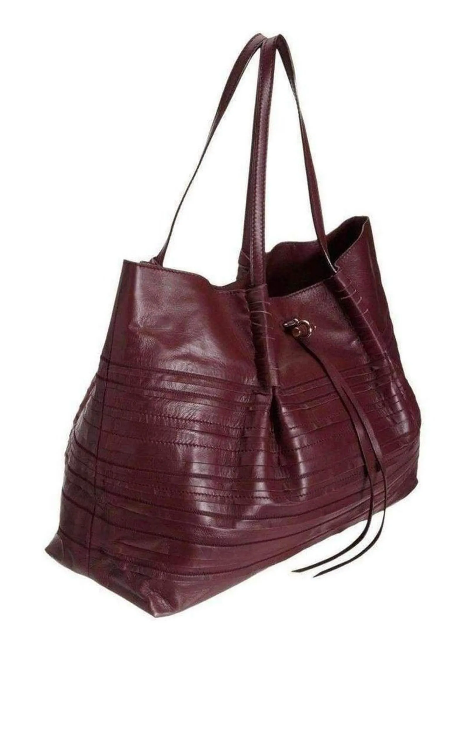 Liane Tiered Large Leather Tote Bag sold by Runaway Catalog product image thumbnail 2