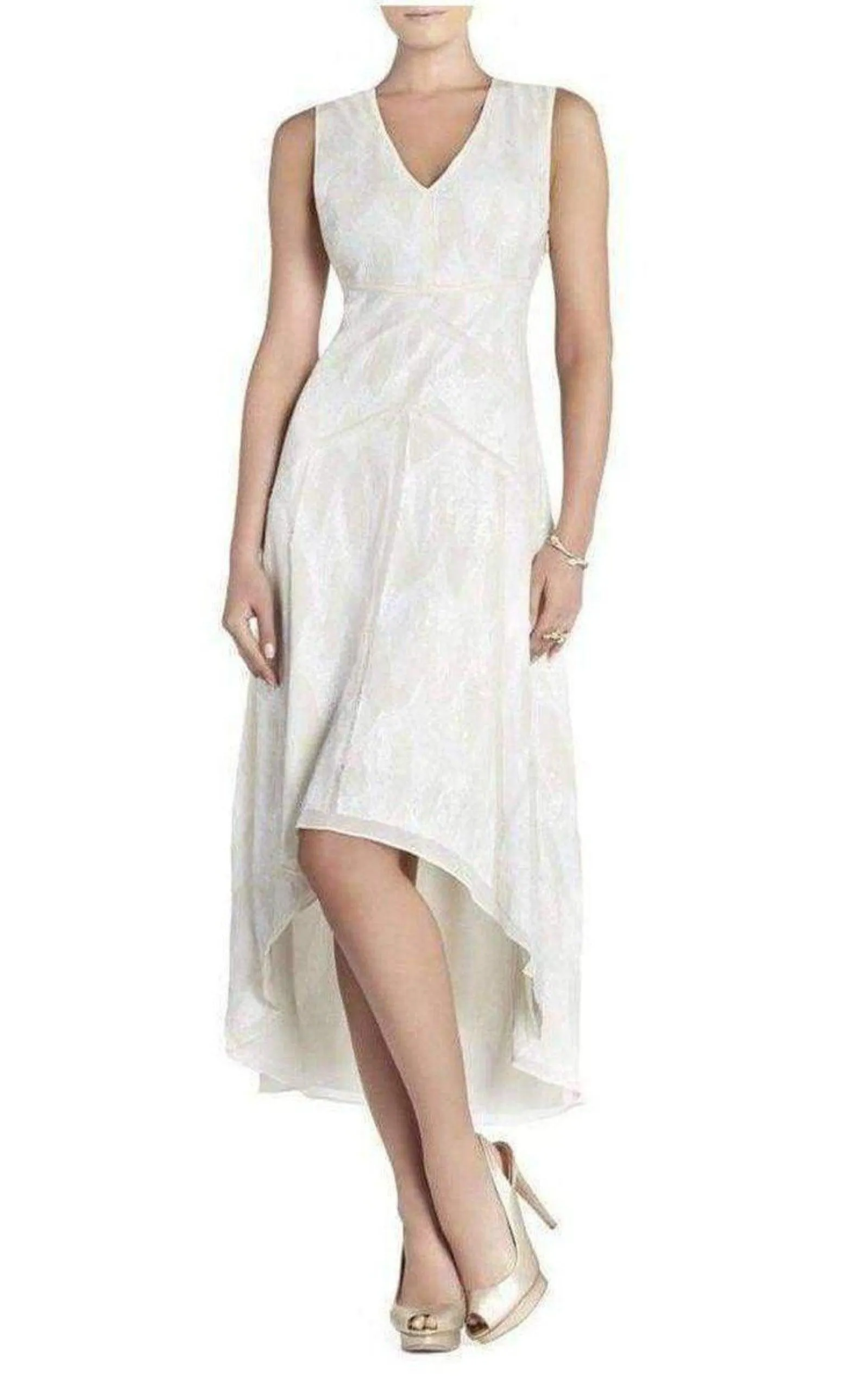 Salma All Over Sequin Deep V-neck Dress WJB6W112-1O6 sold by Runaway Catalog product image thumbnail 2