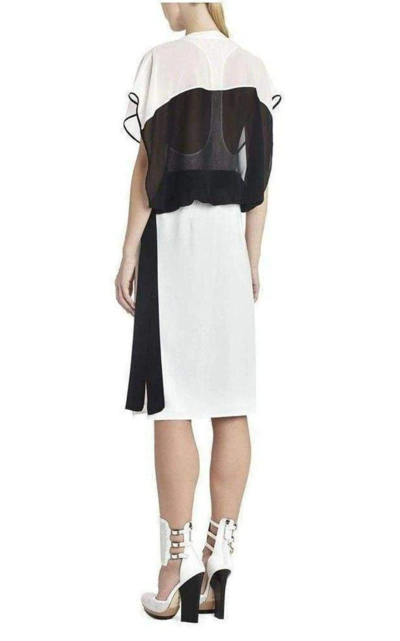 Yvette Talk/Black Silk Dress sold by Runaway Catalog product image thumbnail 3