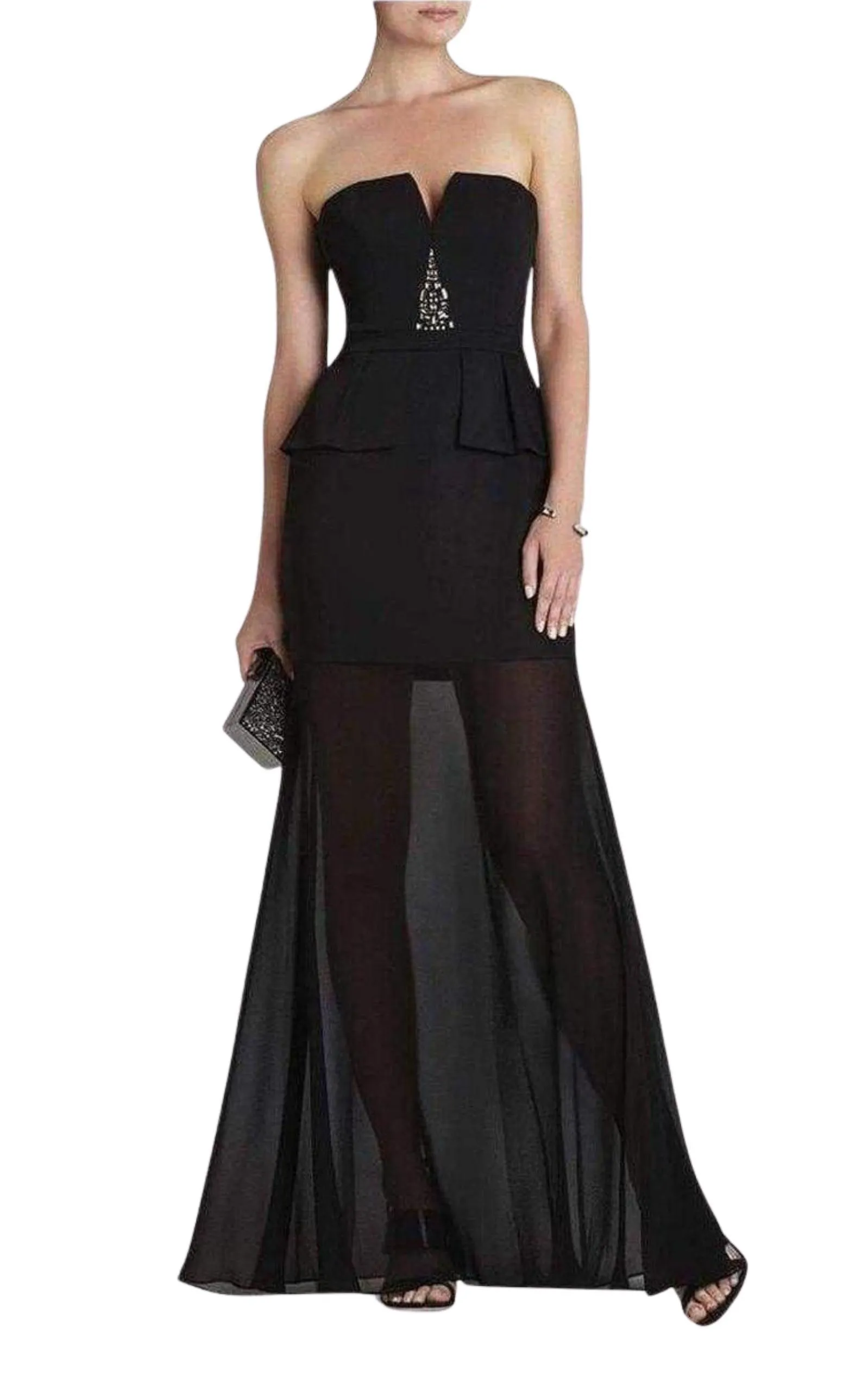 Caitlyn Strapless Embellished Bodice Dress sold by Runaway Catalog product image thumbnail 3