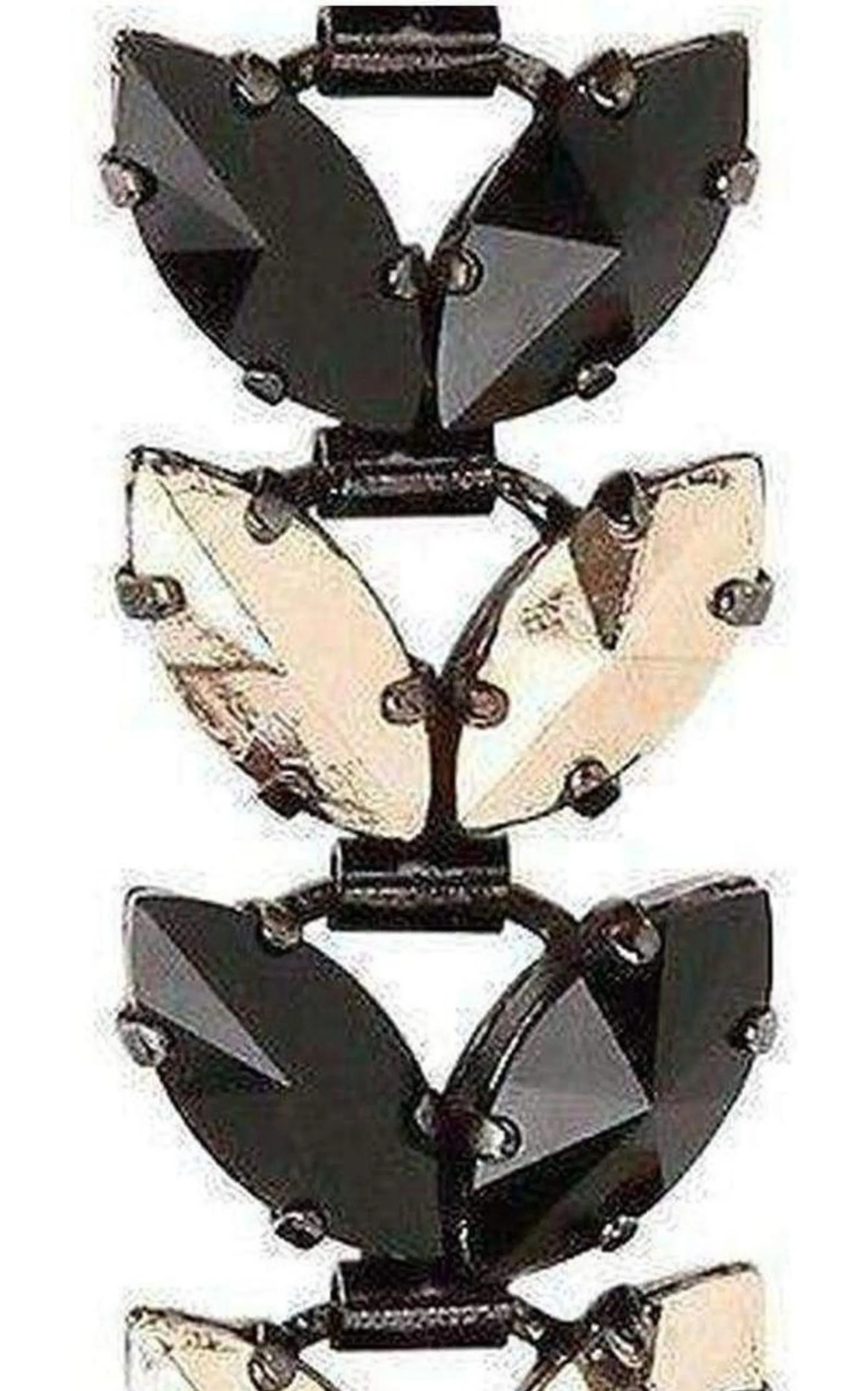 Gold Black Crystal Deco Bracelet sold by Runaway Catalog product image thumbnail 2